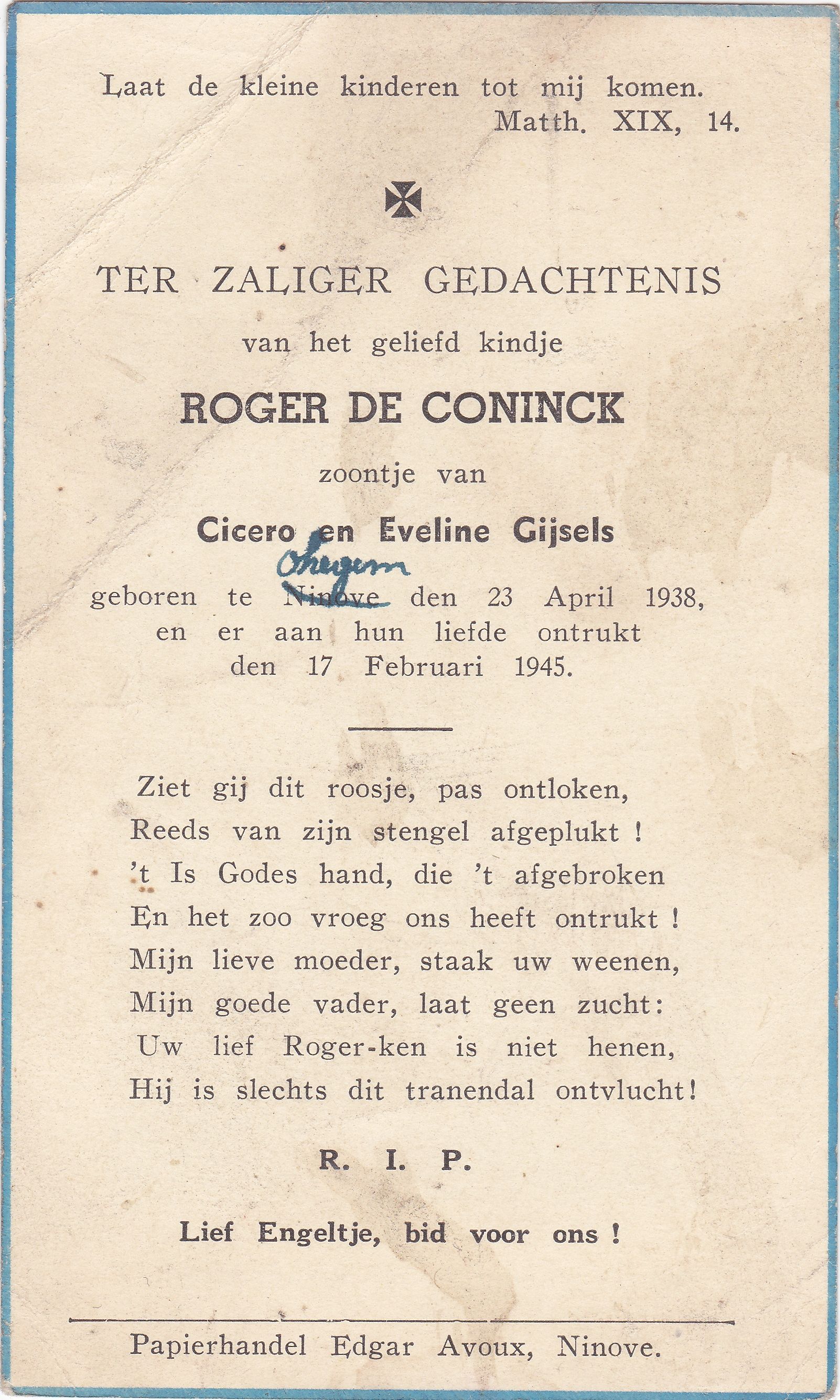 De Coninck Roger