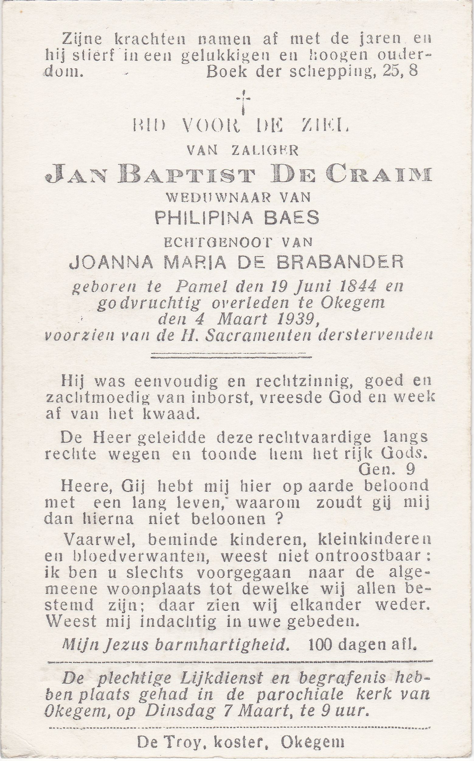 De Craim Jan Baptist