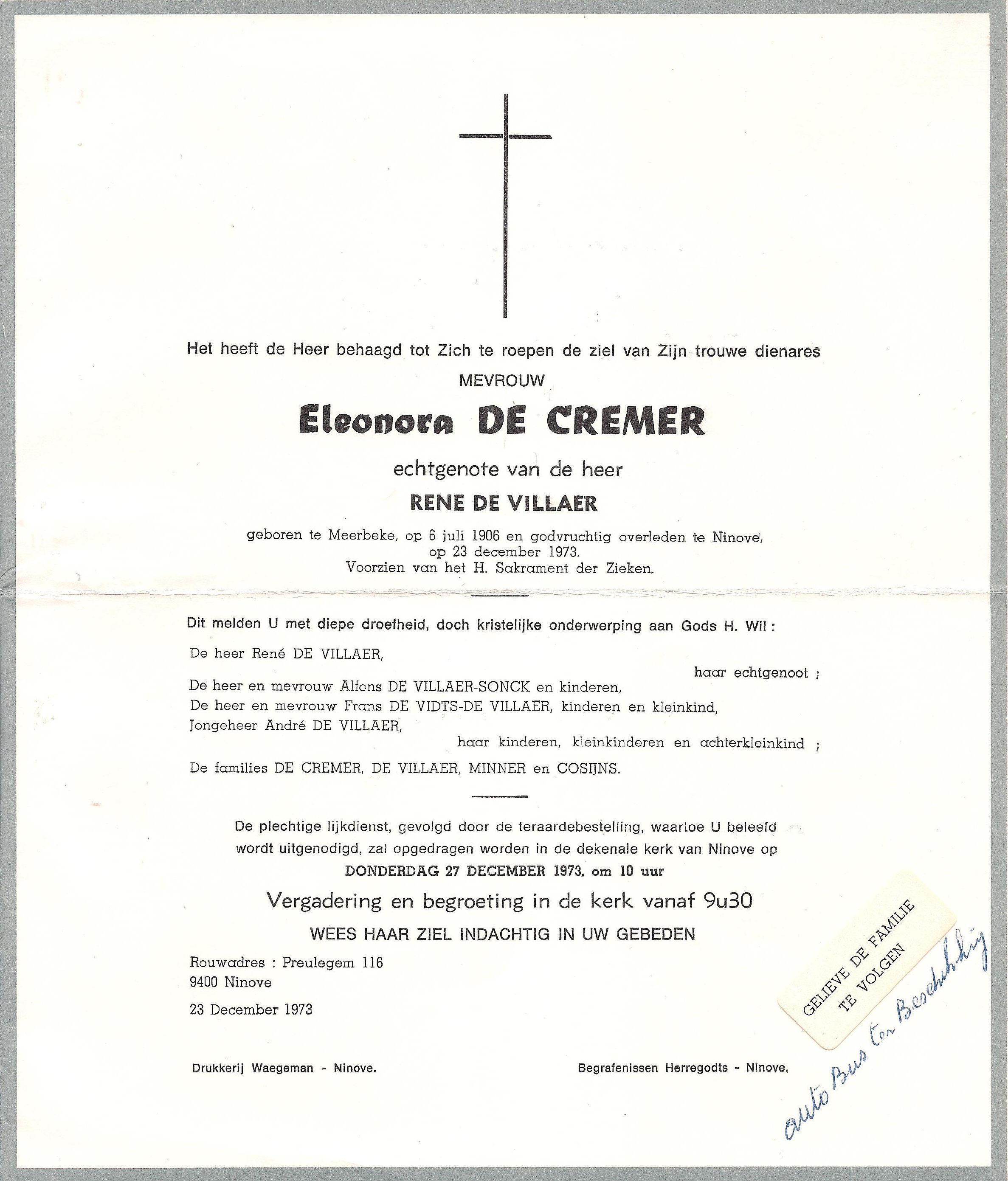 De Cremer Eleonara