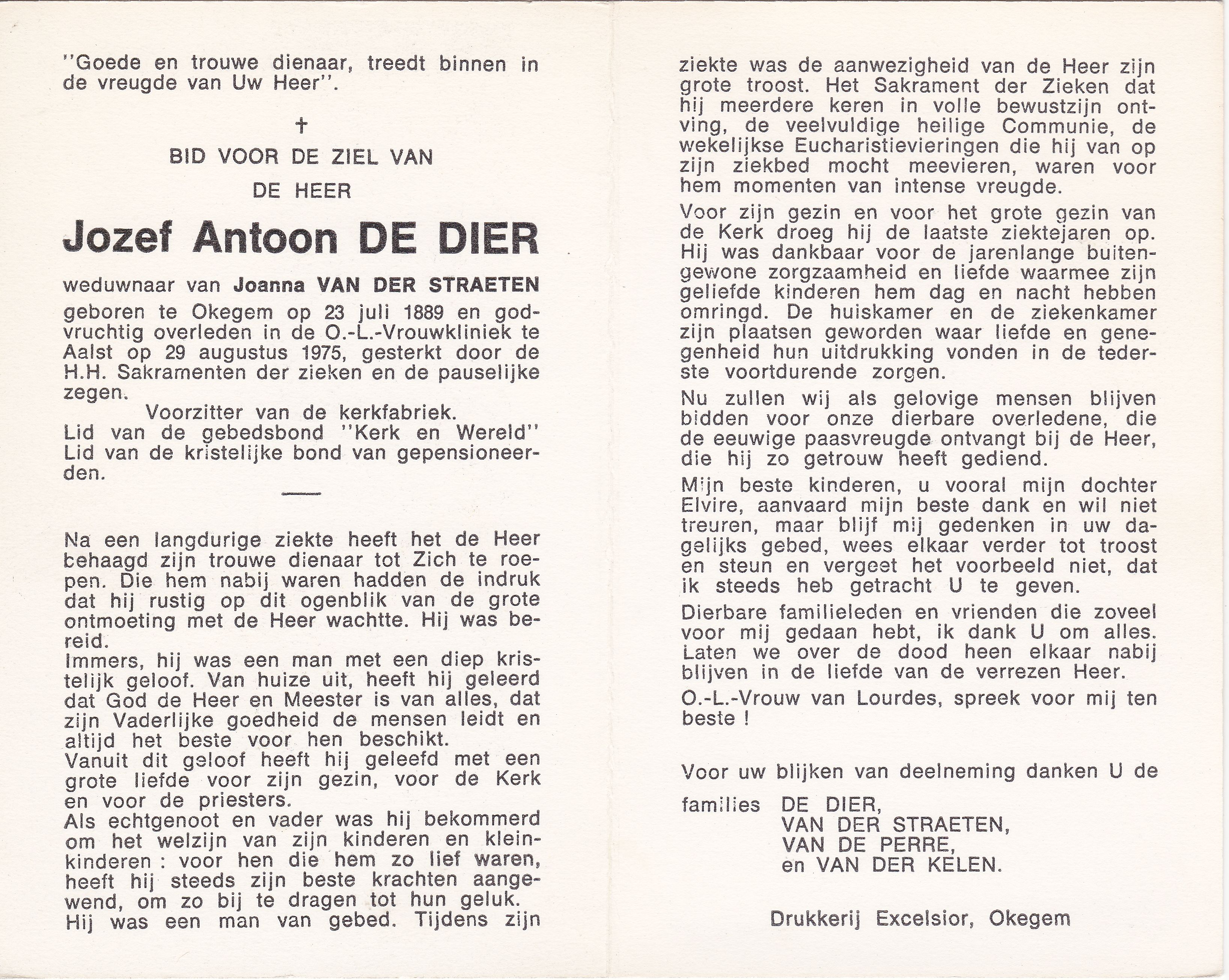 De Dier Jozef Antoon