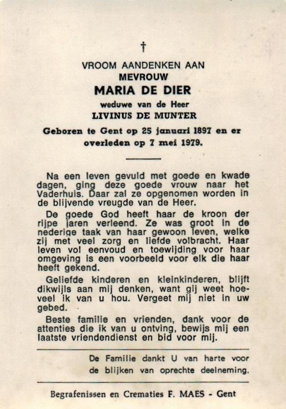 De Dier Maria   
