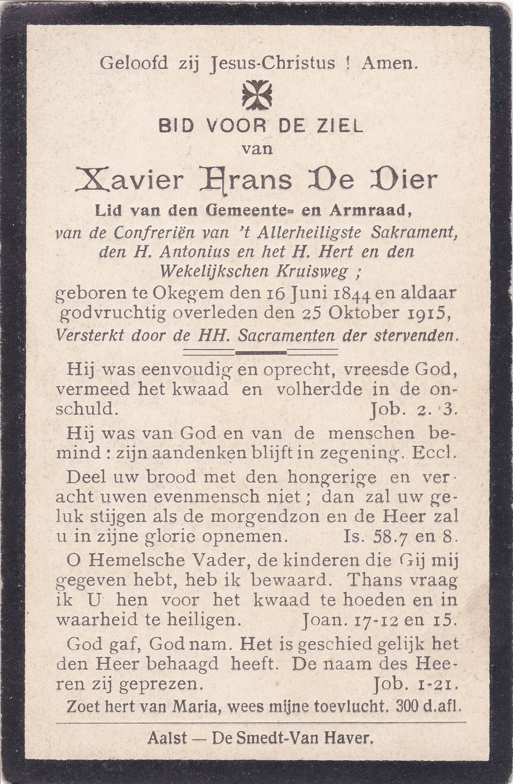 De Dier Xavier Frans