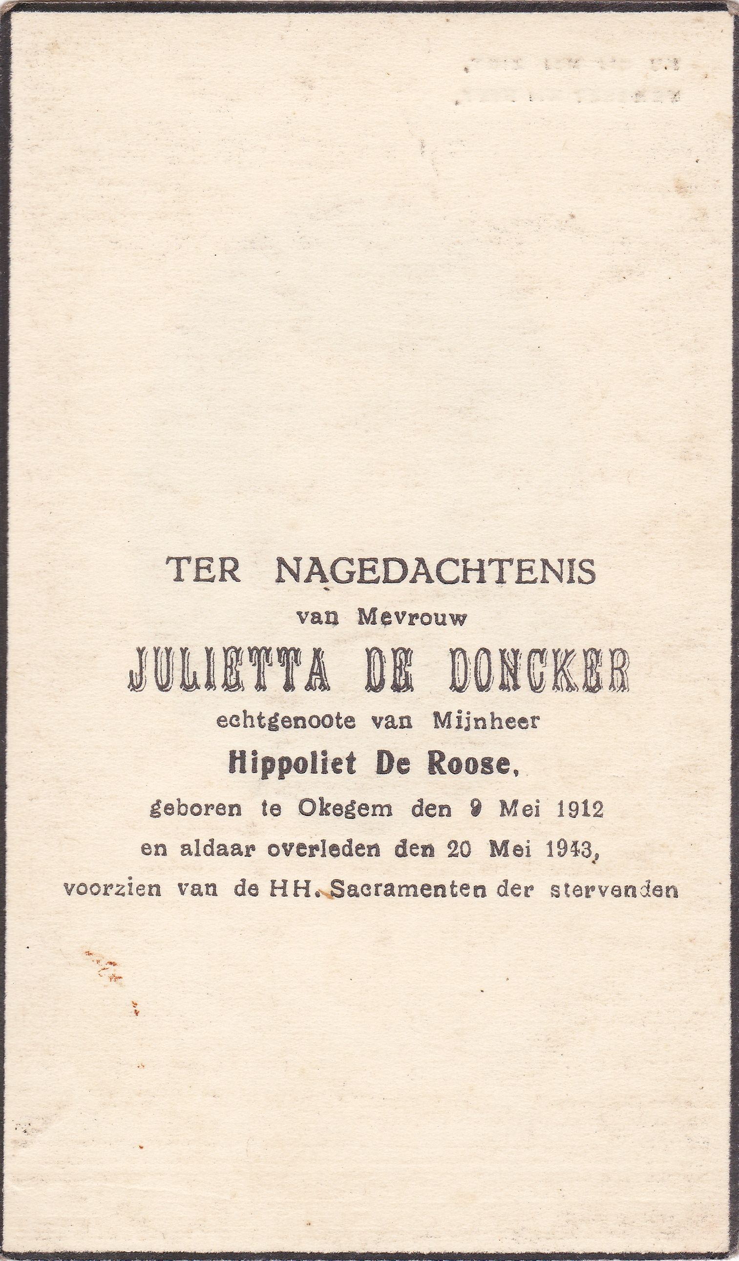 De Doncker Julietta