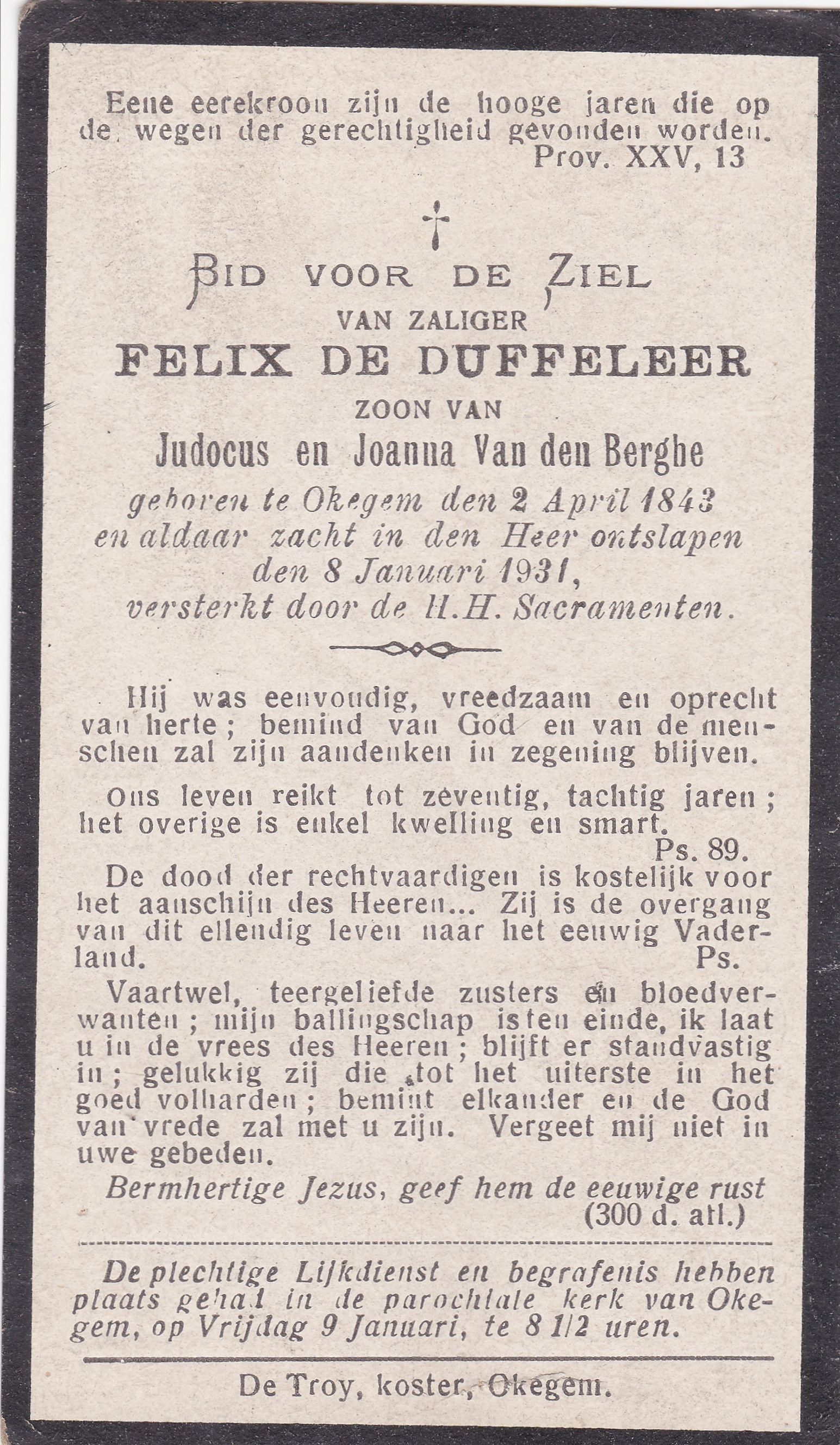 De Duffeleer Felix