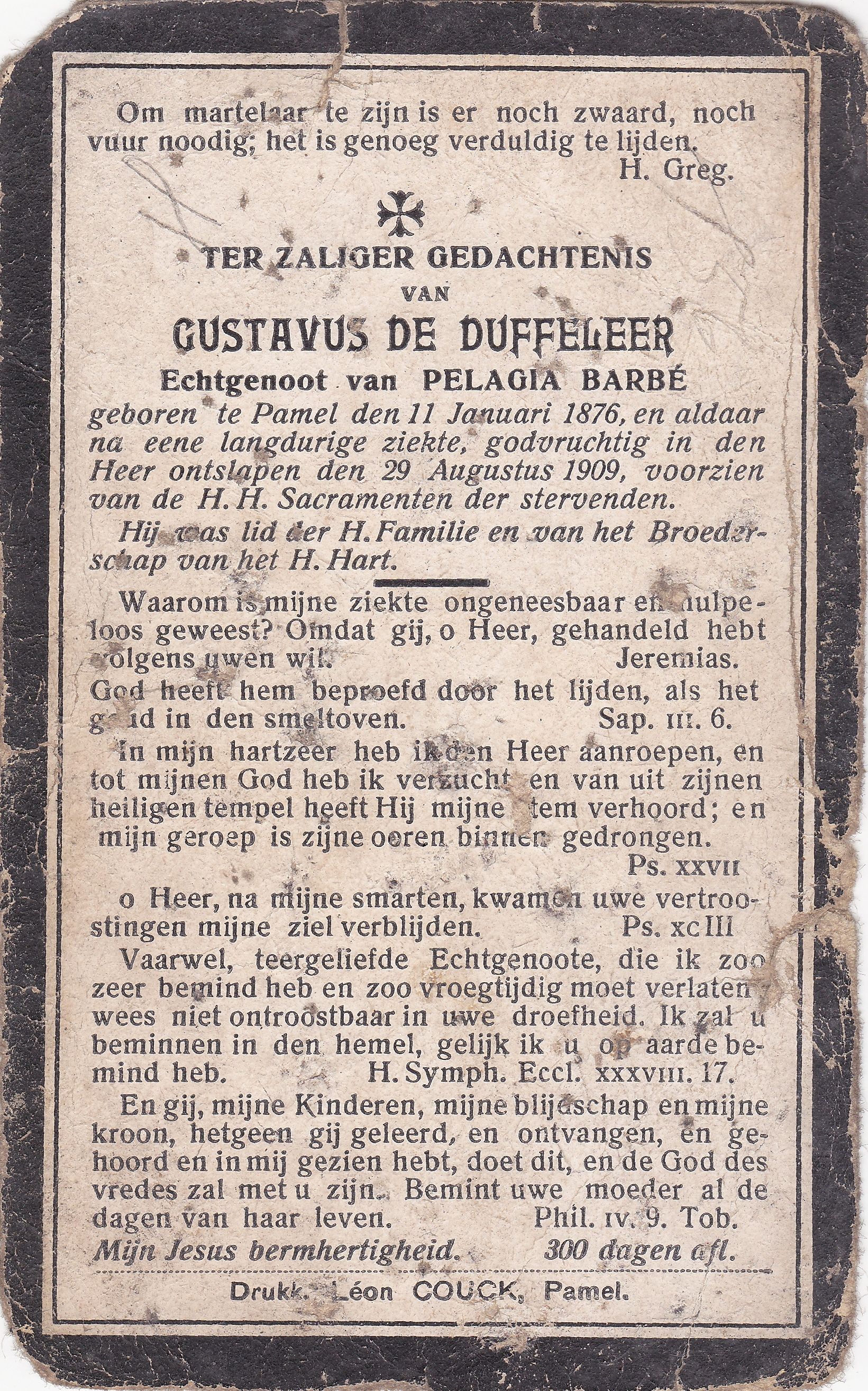 De Duffeleer Gustavus