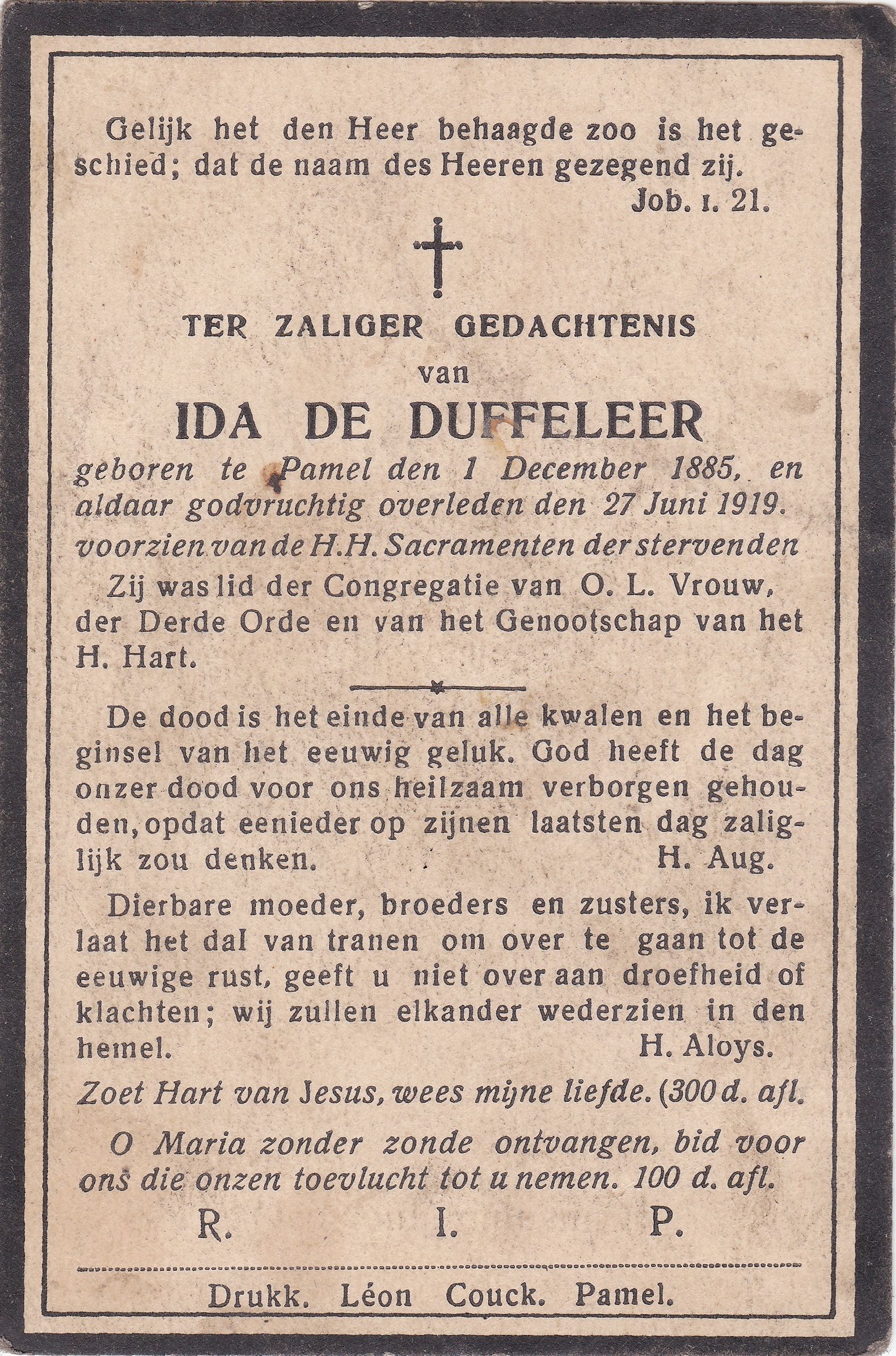 De Duffeleer Ida