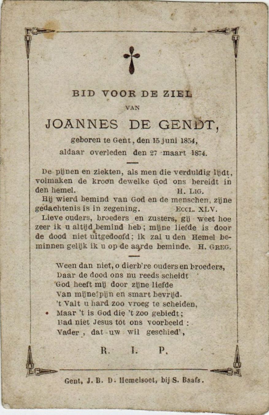 De Gendt Joannes