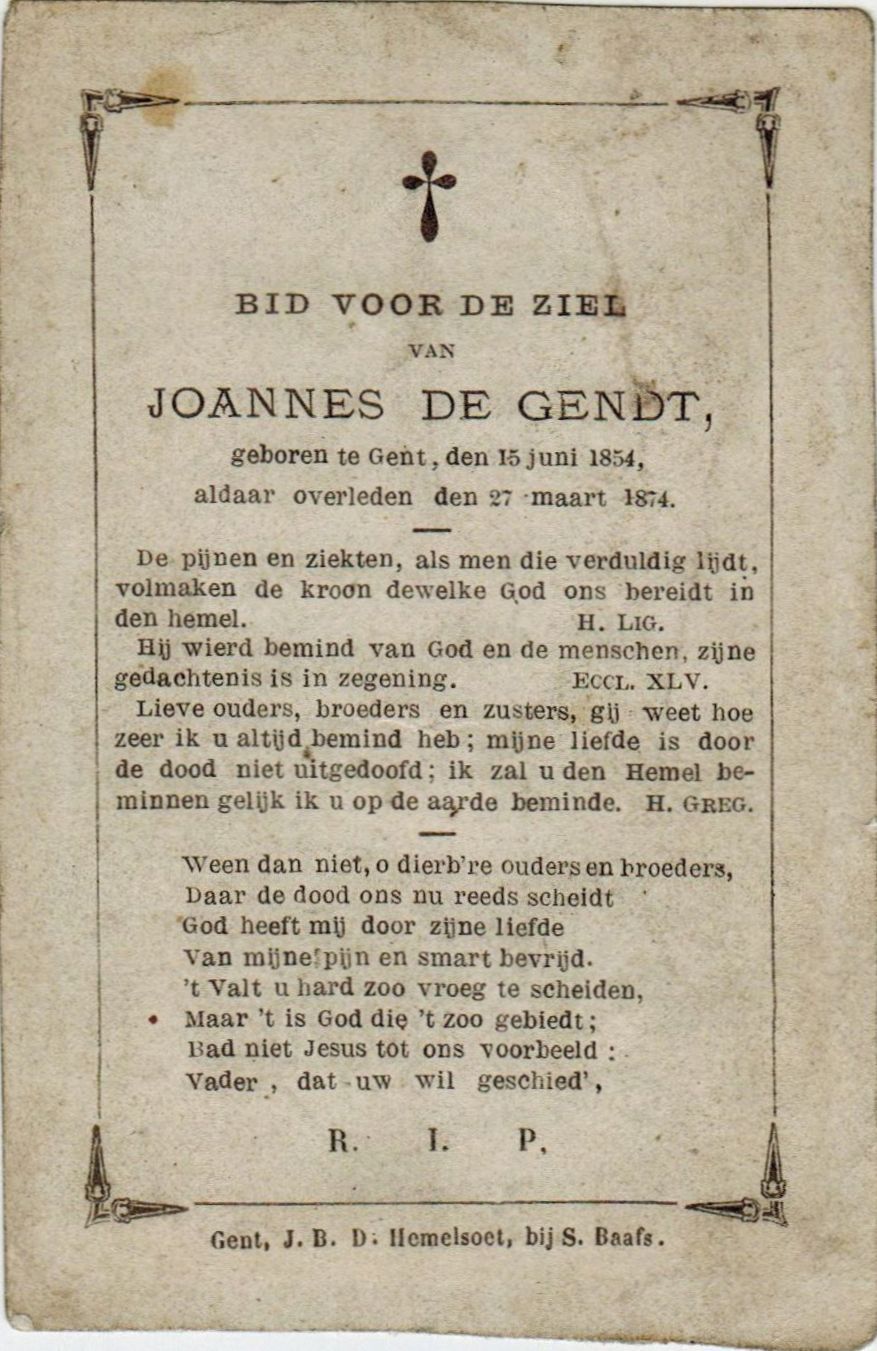 De Gendt Joannes