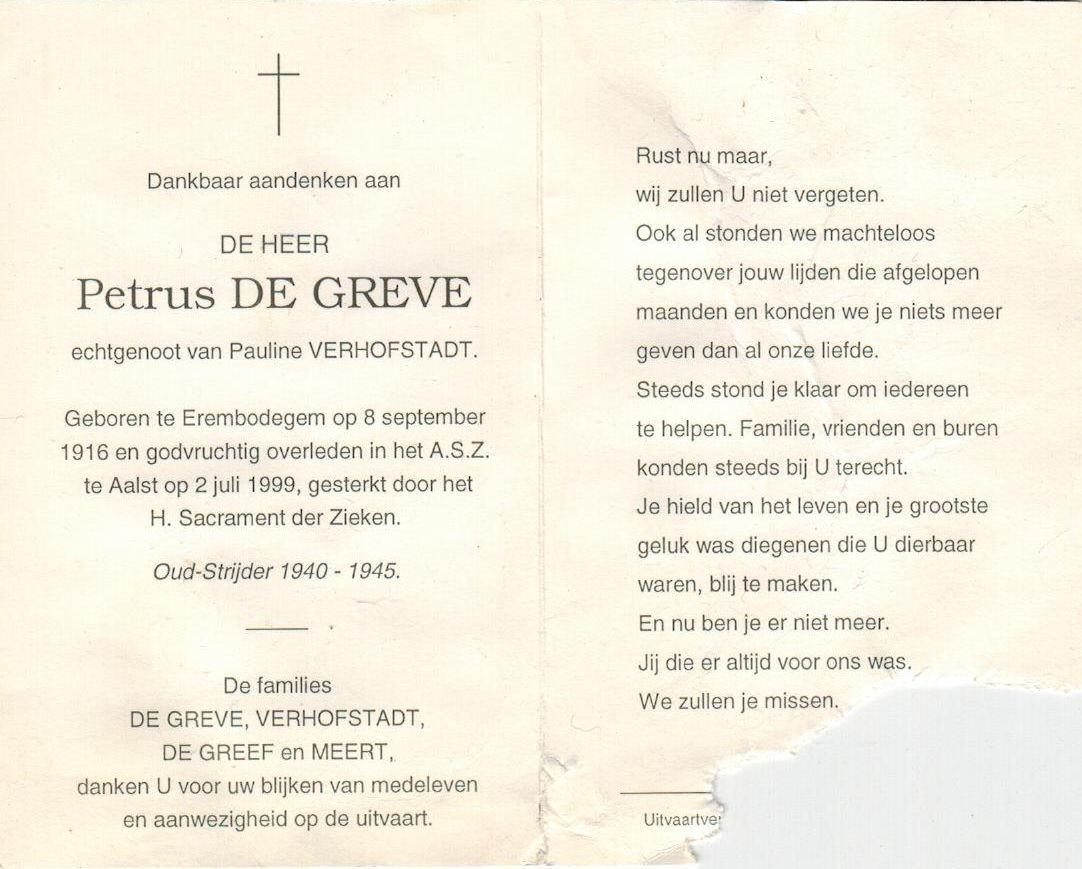 De Greve Petrus