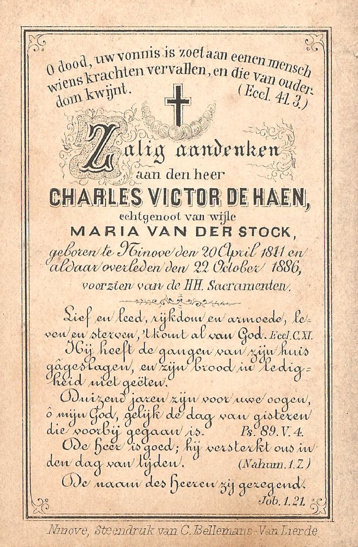 De Haan Charles Victor
