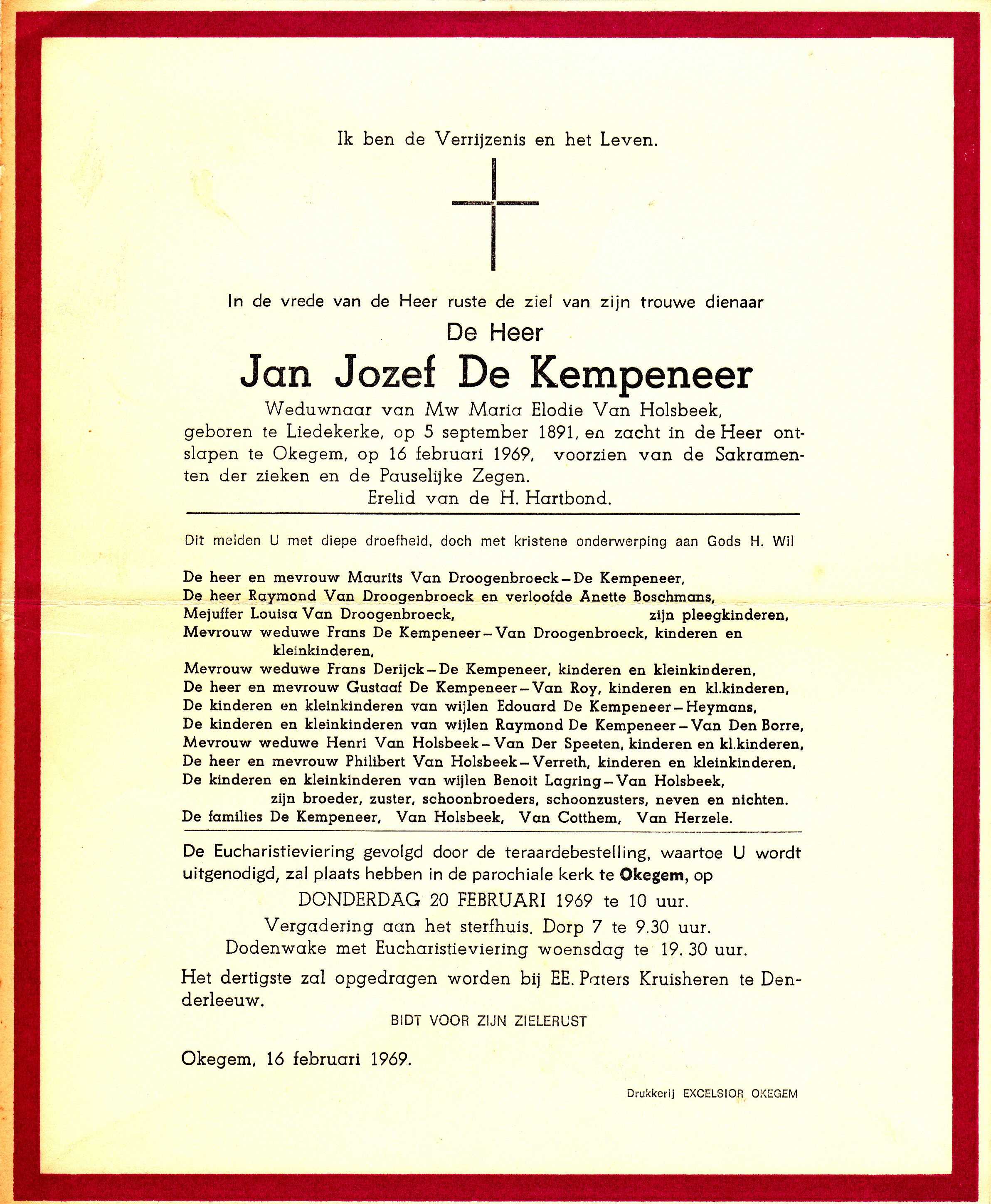 De Kempeneer Jan Jozef 