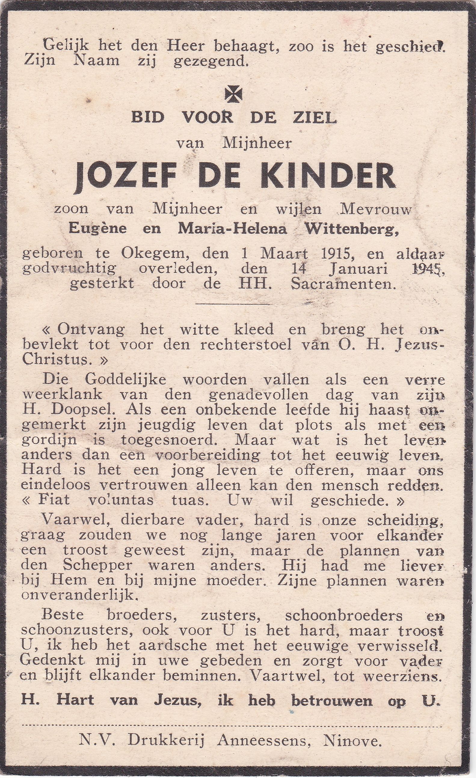 De Kinder Jozef