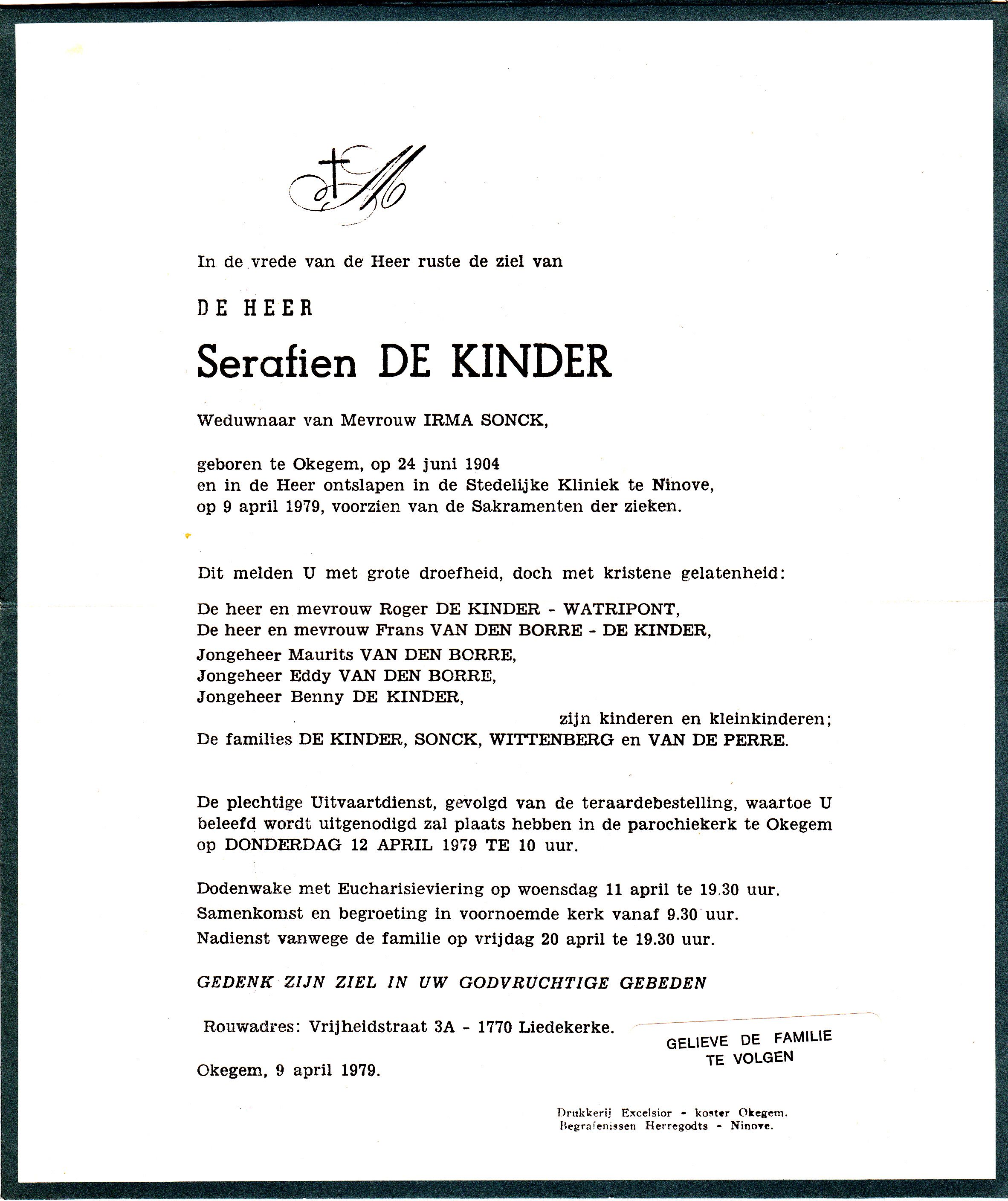 De Kinder Serafien 