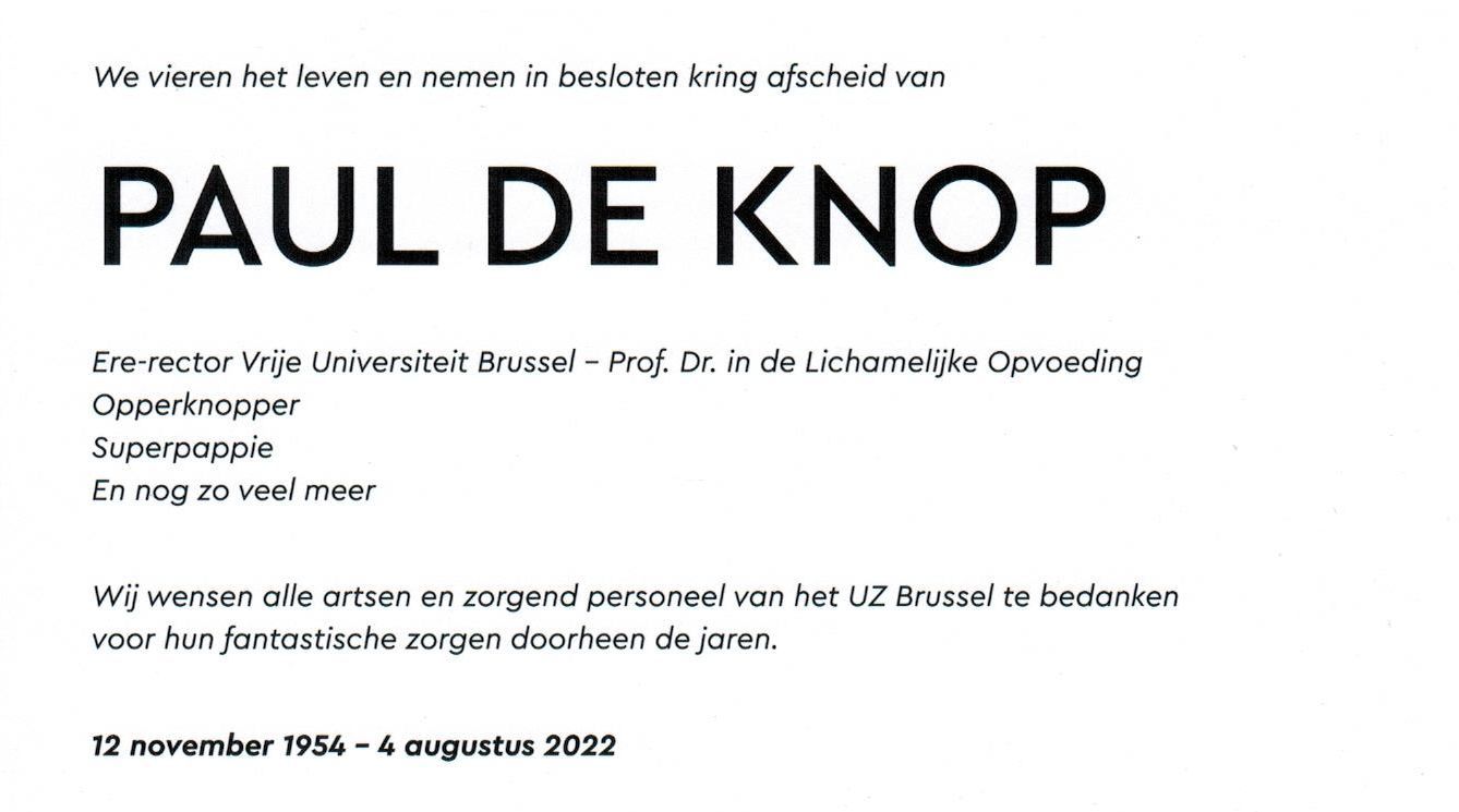 De Knop Paul   