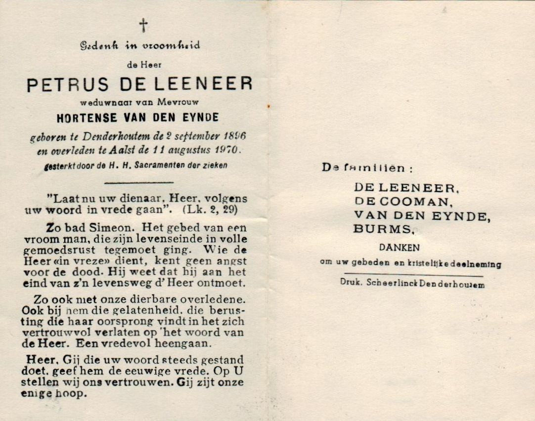 De Leeneer Petrus