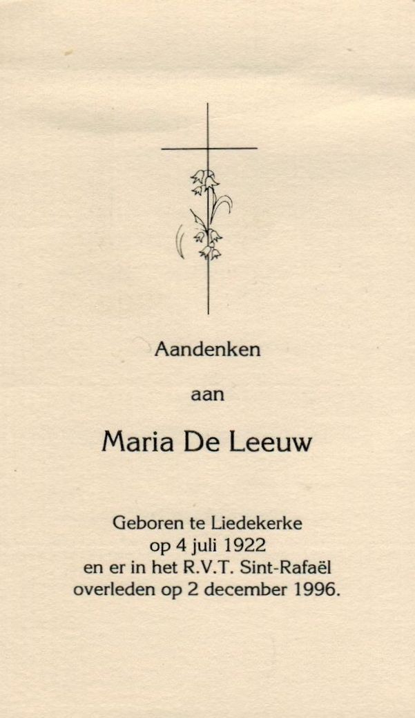 De Leeuw Maria 