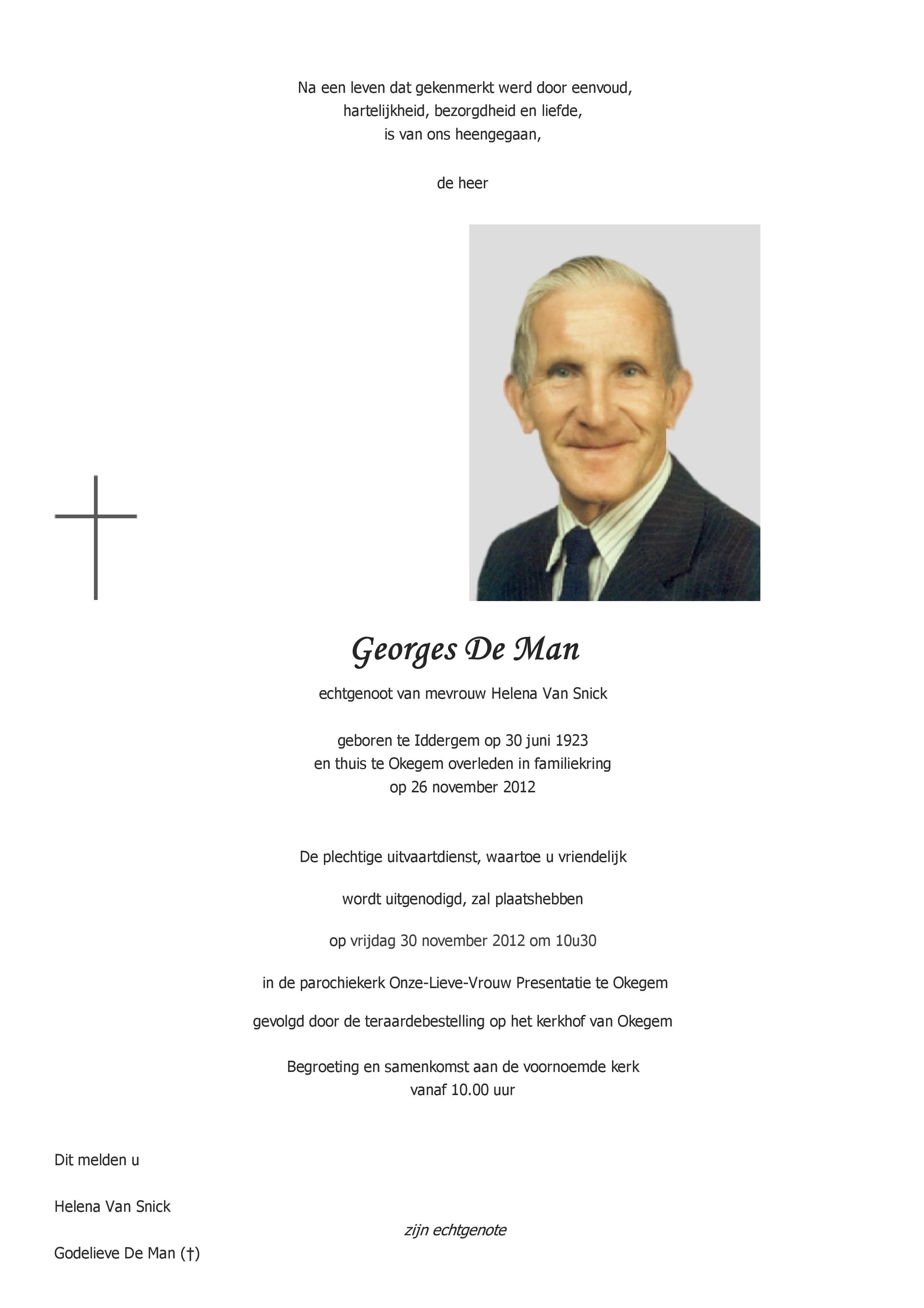 De Man Georges   