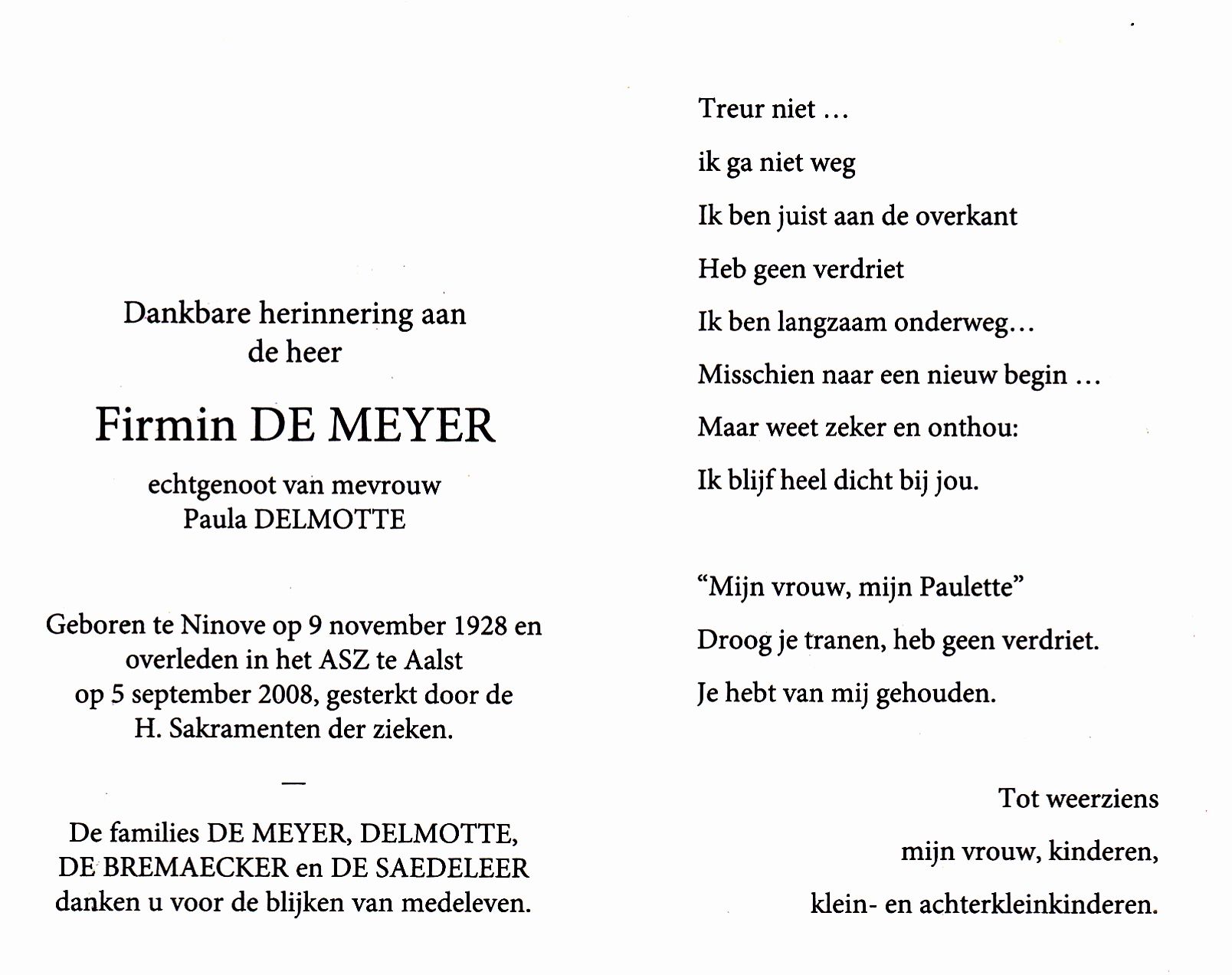 De Meyer Firmin