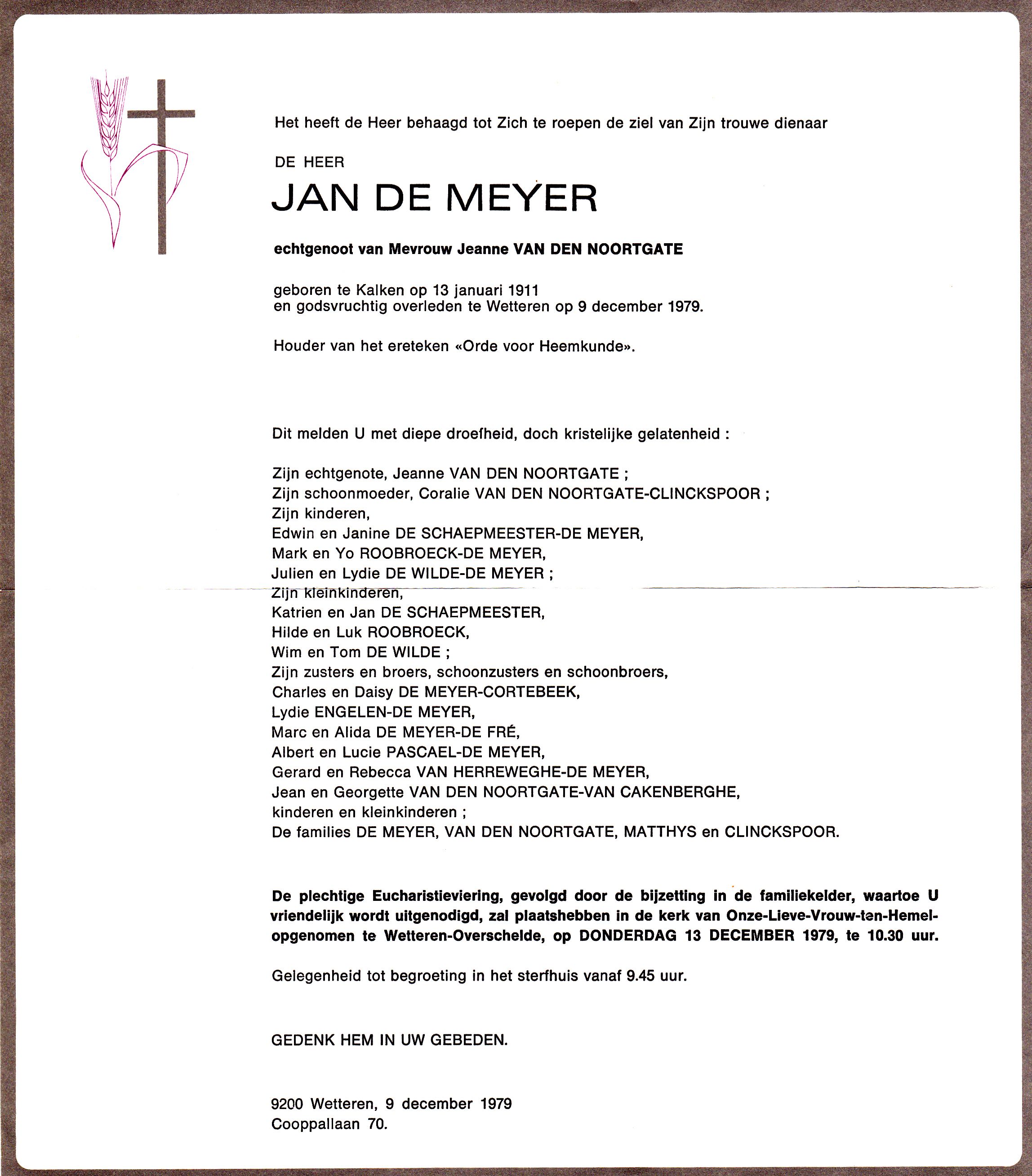 De Meyer Jan 