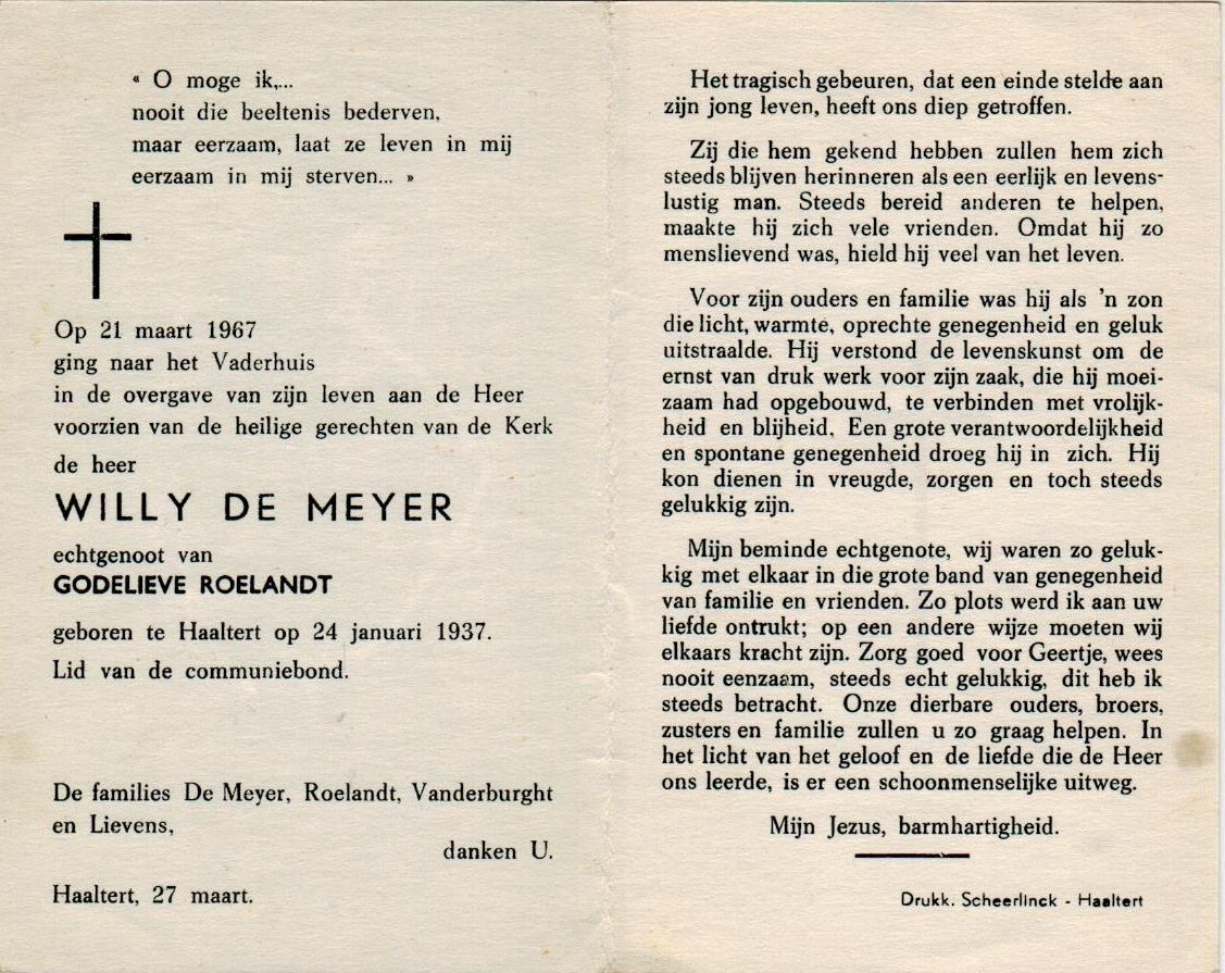 De Meyer Willy