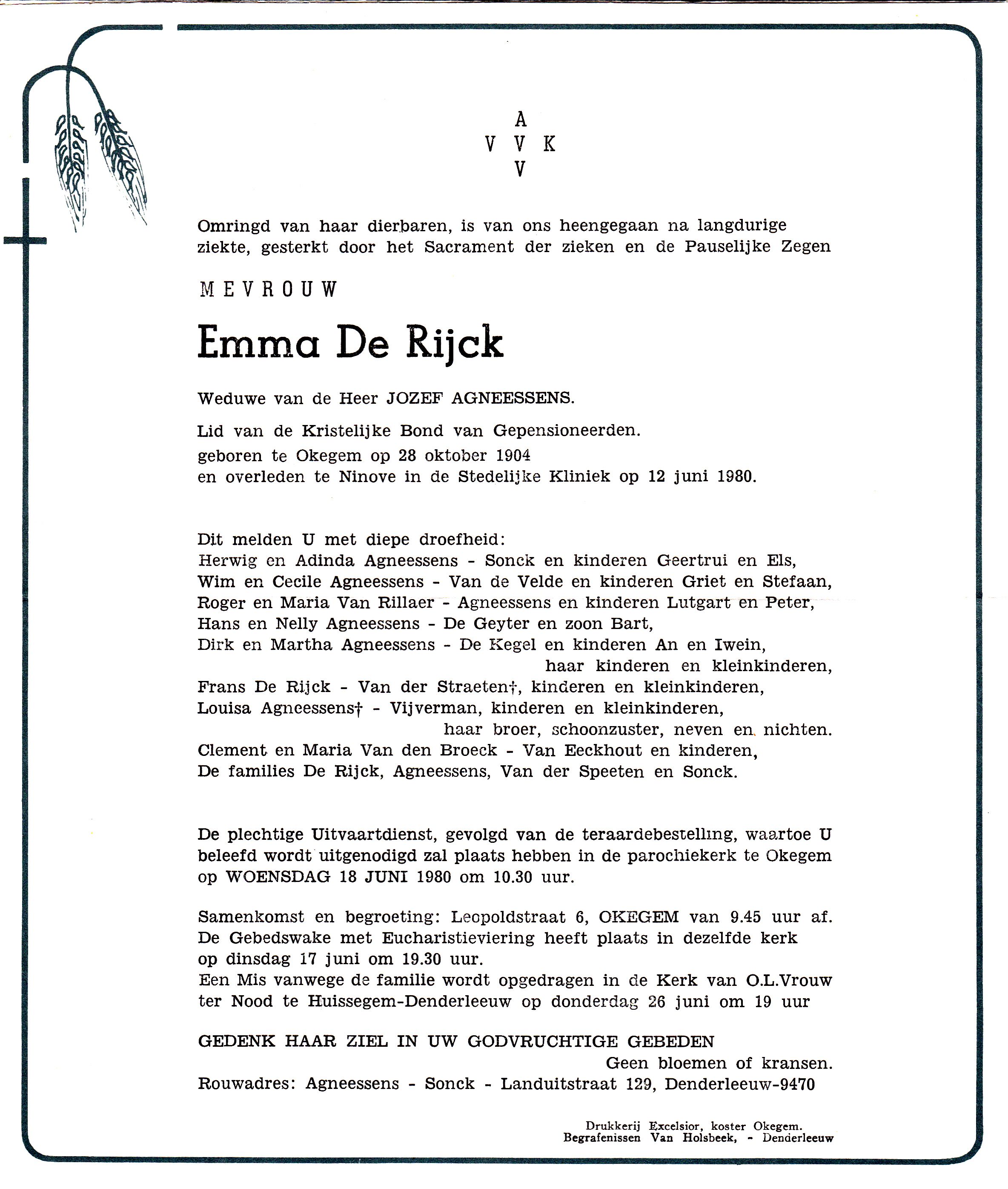 De Rijck Emma 