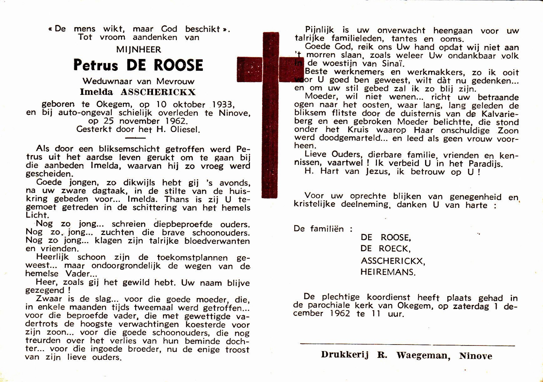 De Roose Petrus (x Asscherickx)