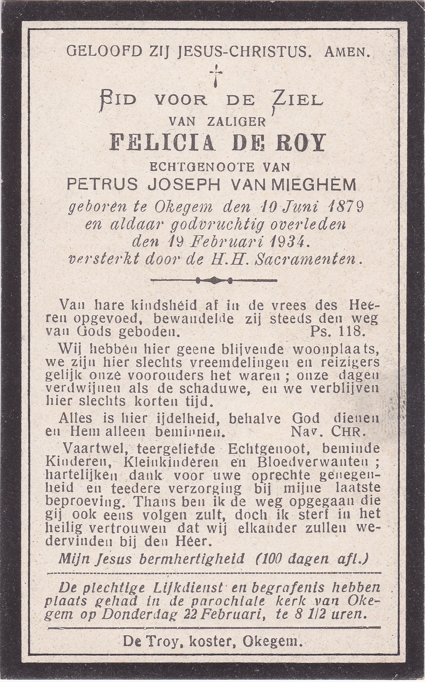 De Roy Felicia