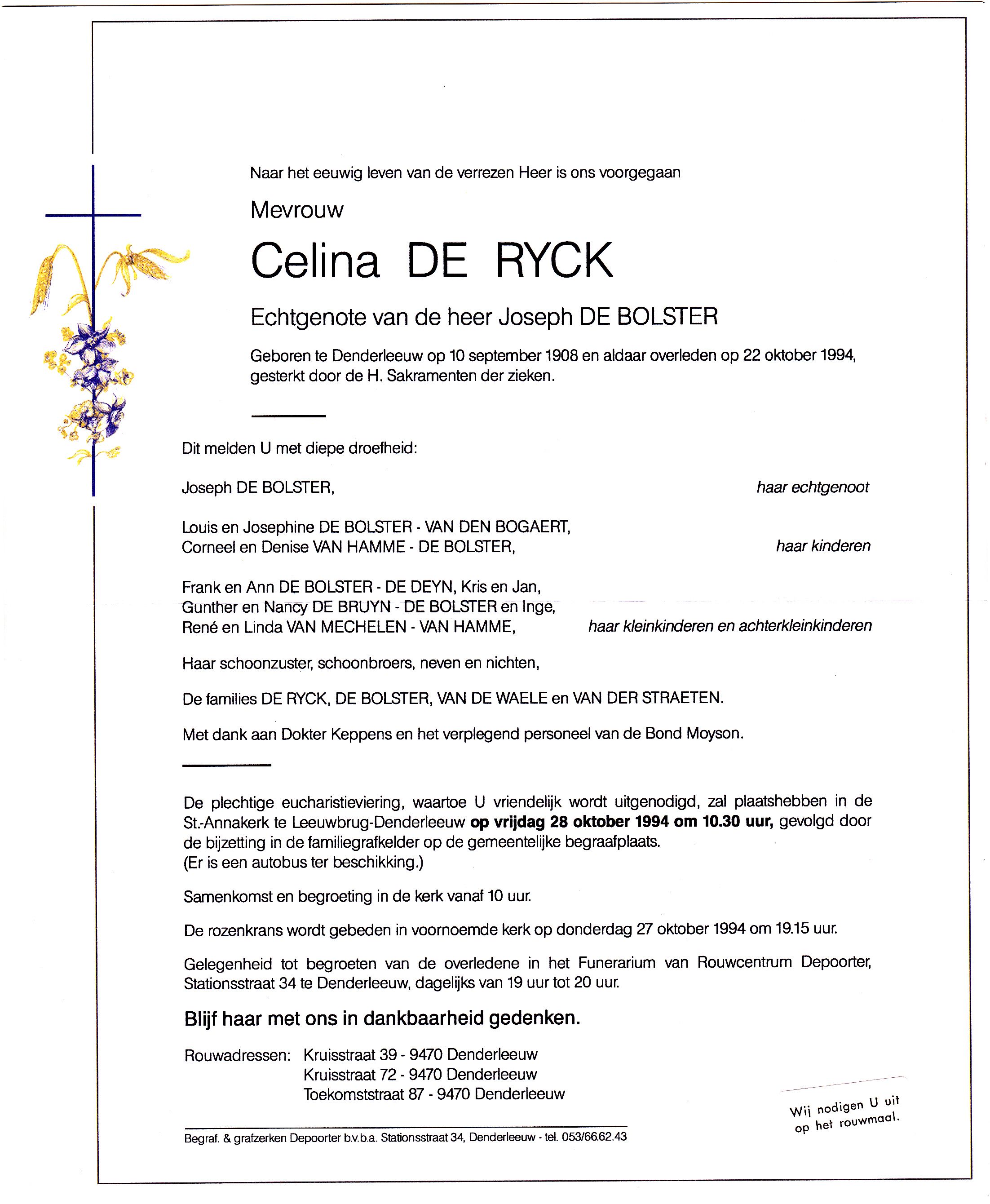 De Ryck Celina 