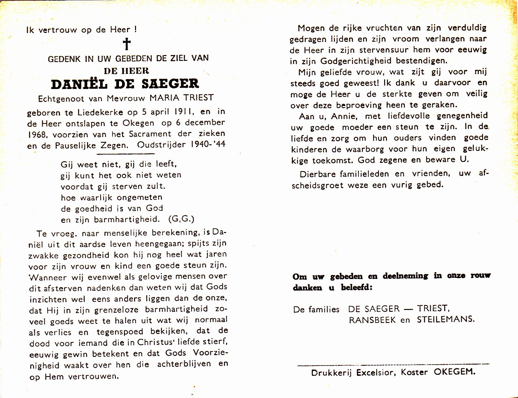 De Saeger Daniël