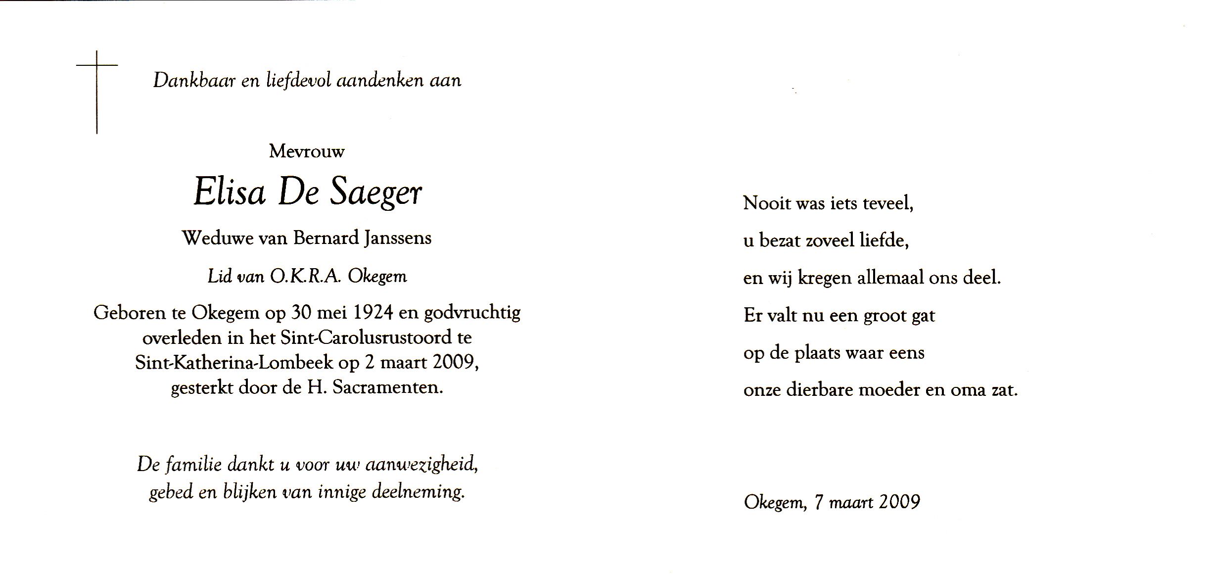 De Saeger Elisa