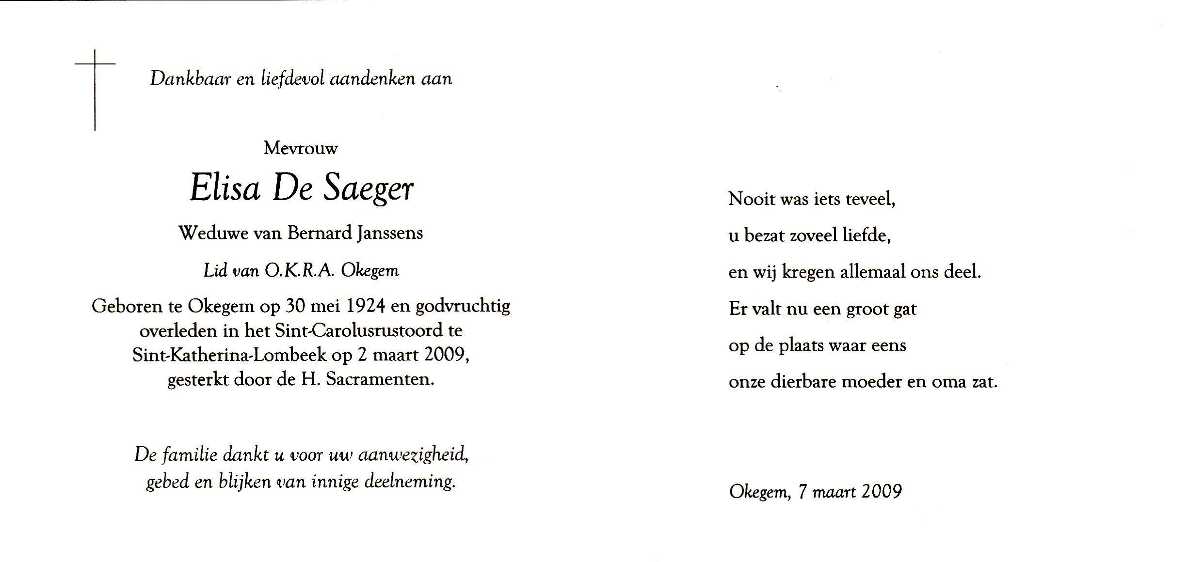 De Saeger Elisa