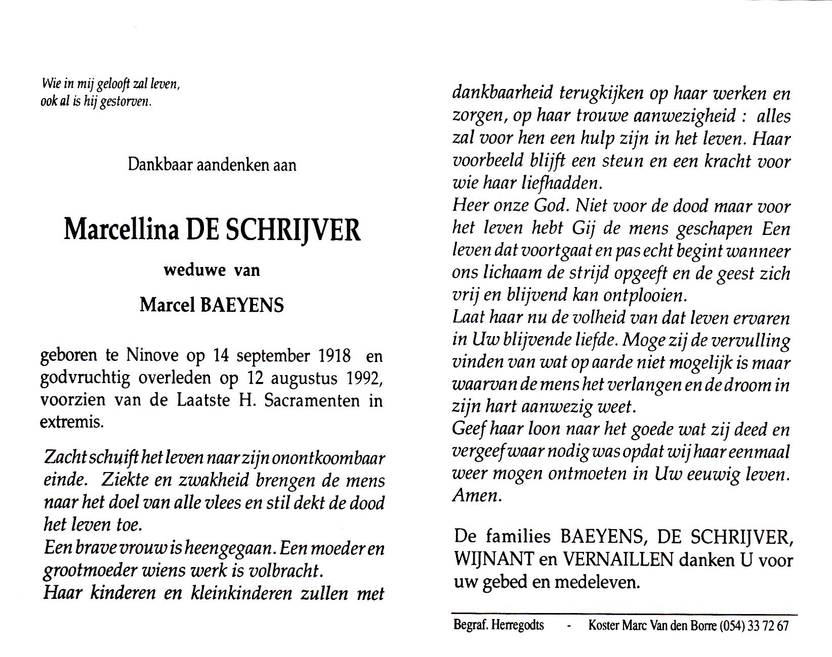 De Schrijver Marcelina