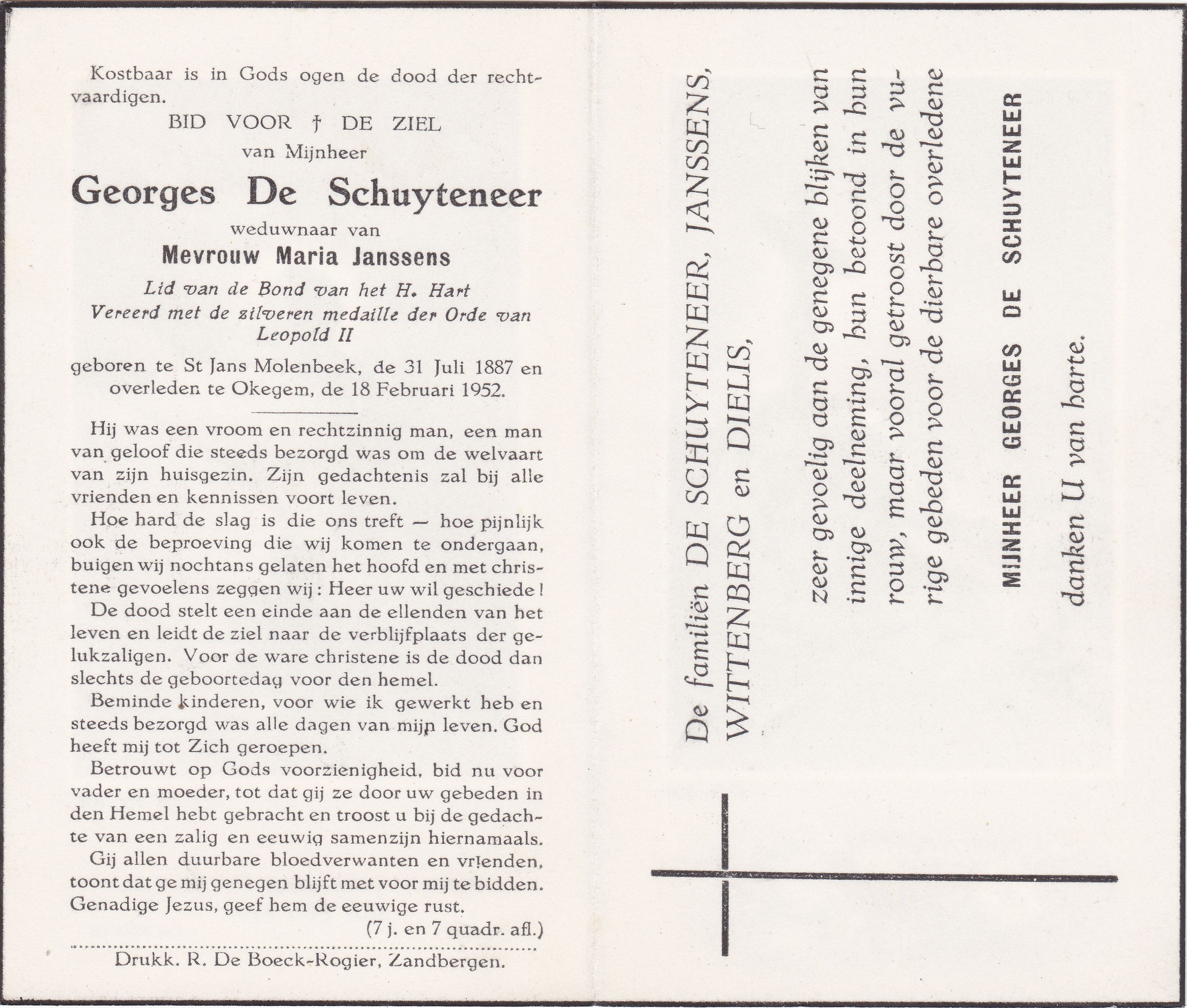 De Schuyteneer Georges