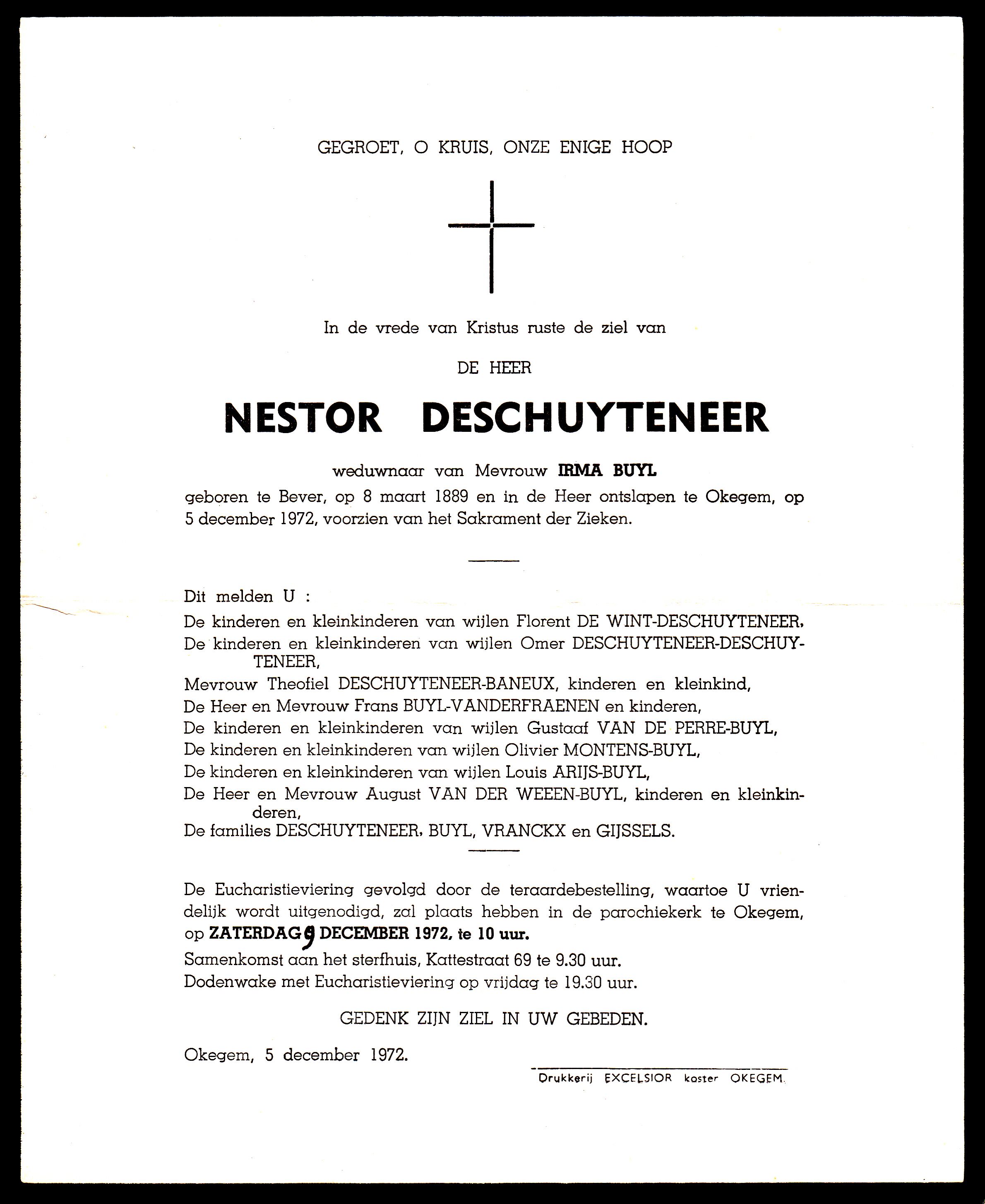 De Schuyteneer Nestor  