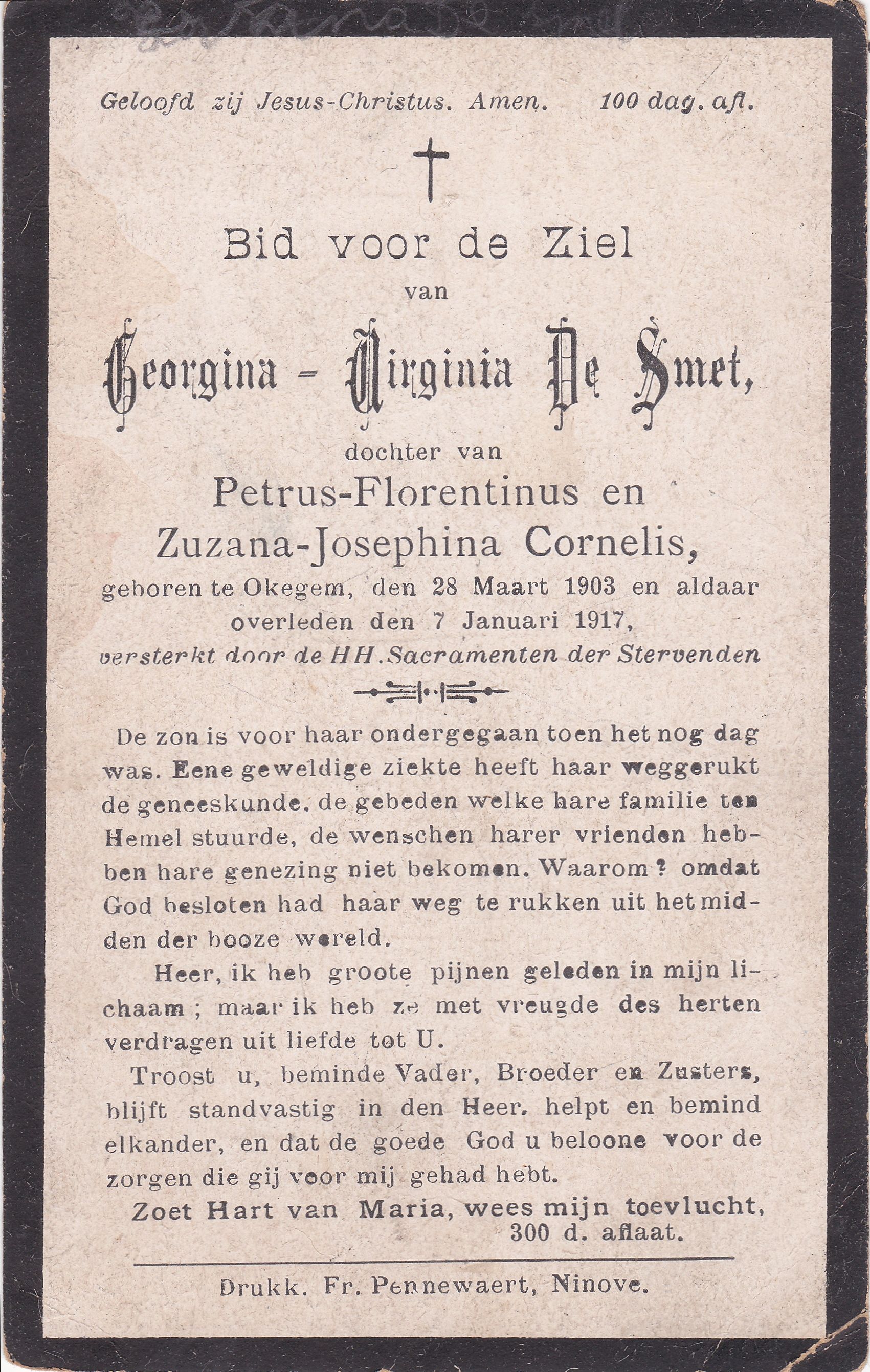 De Smet Georgina Virginia