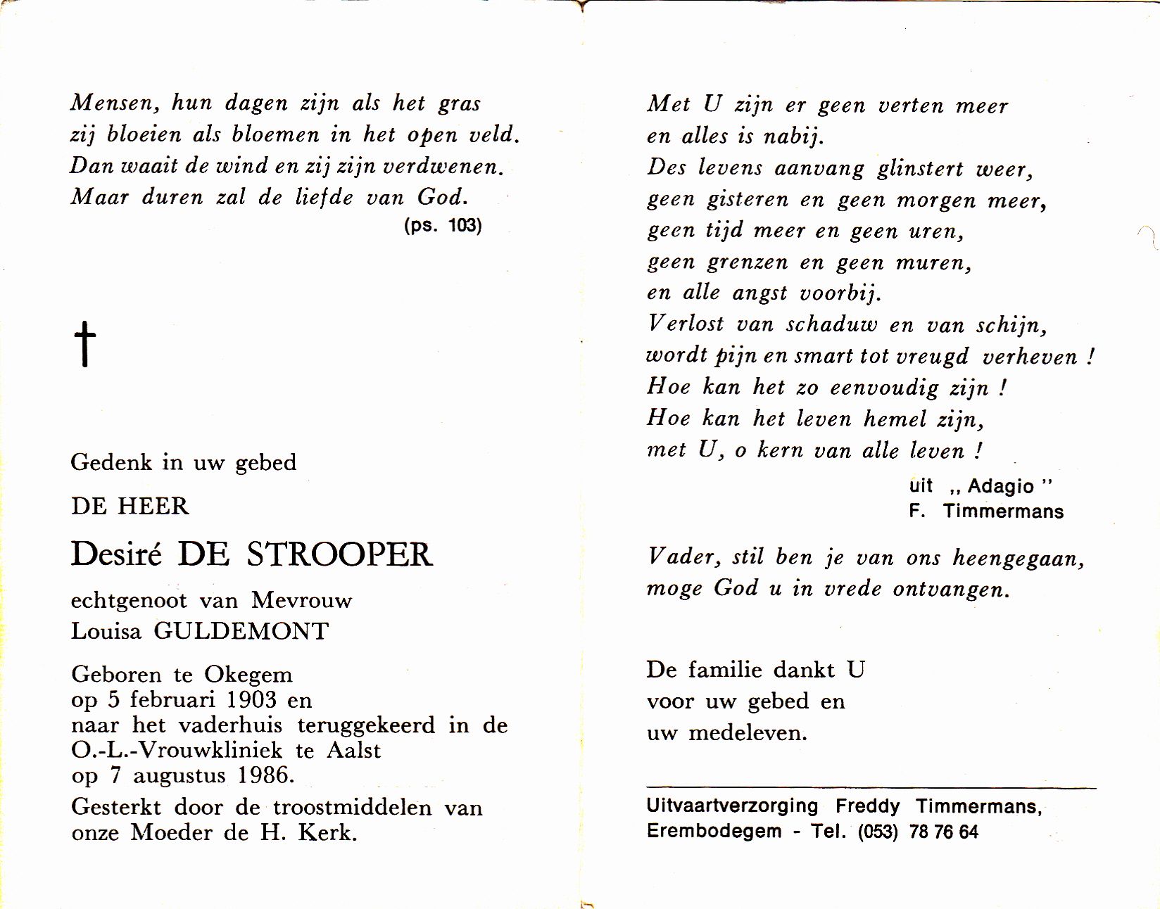 De Strooper Desiré