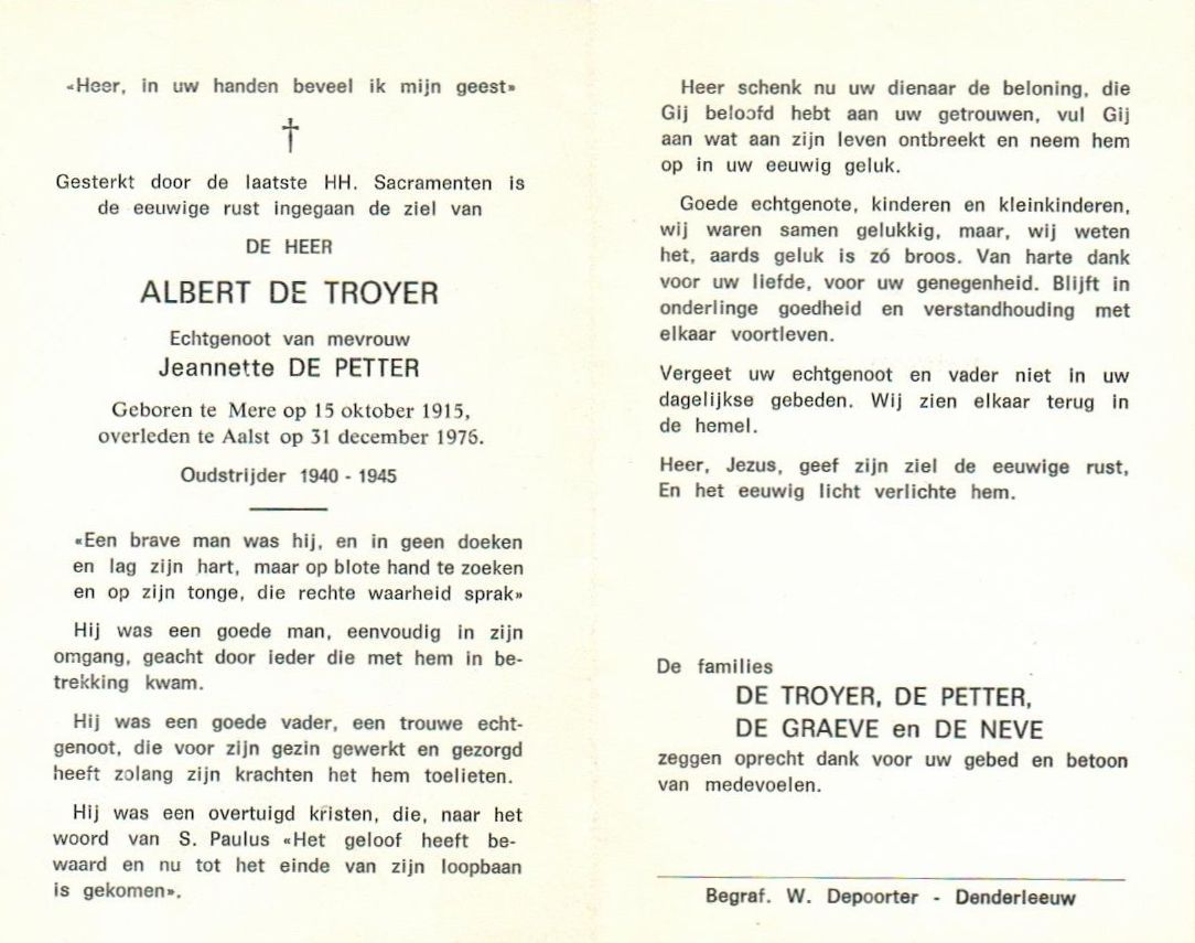 De Troyer Albert