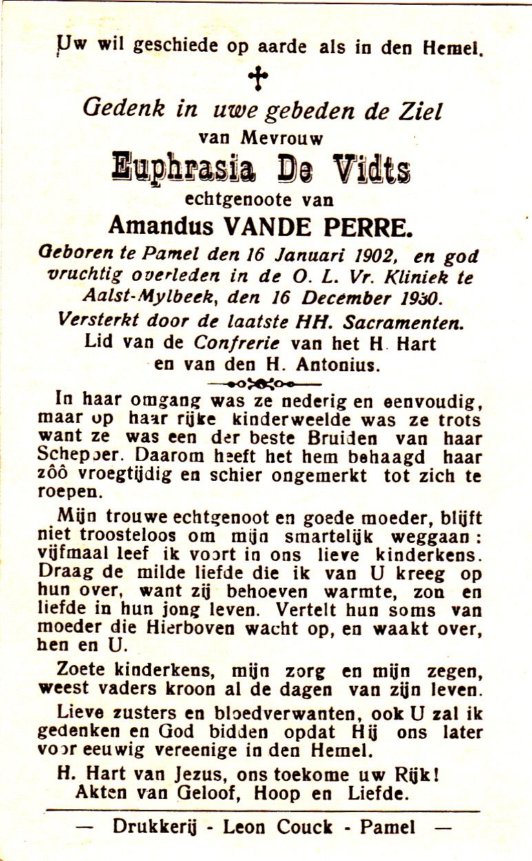 De Vidts Euphrasia