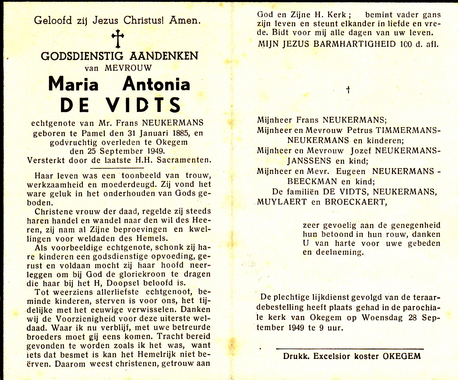 De Vidts Maria Antonia
