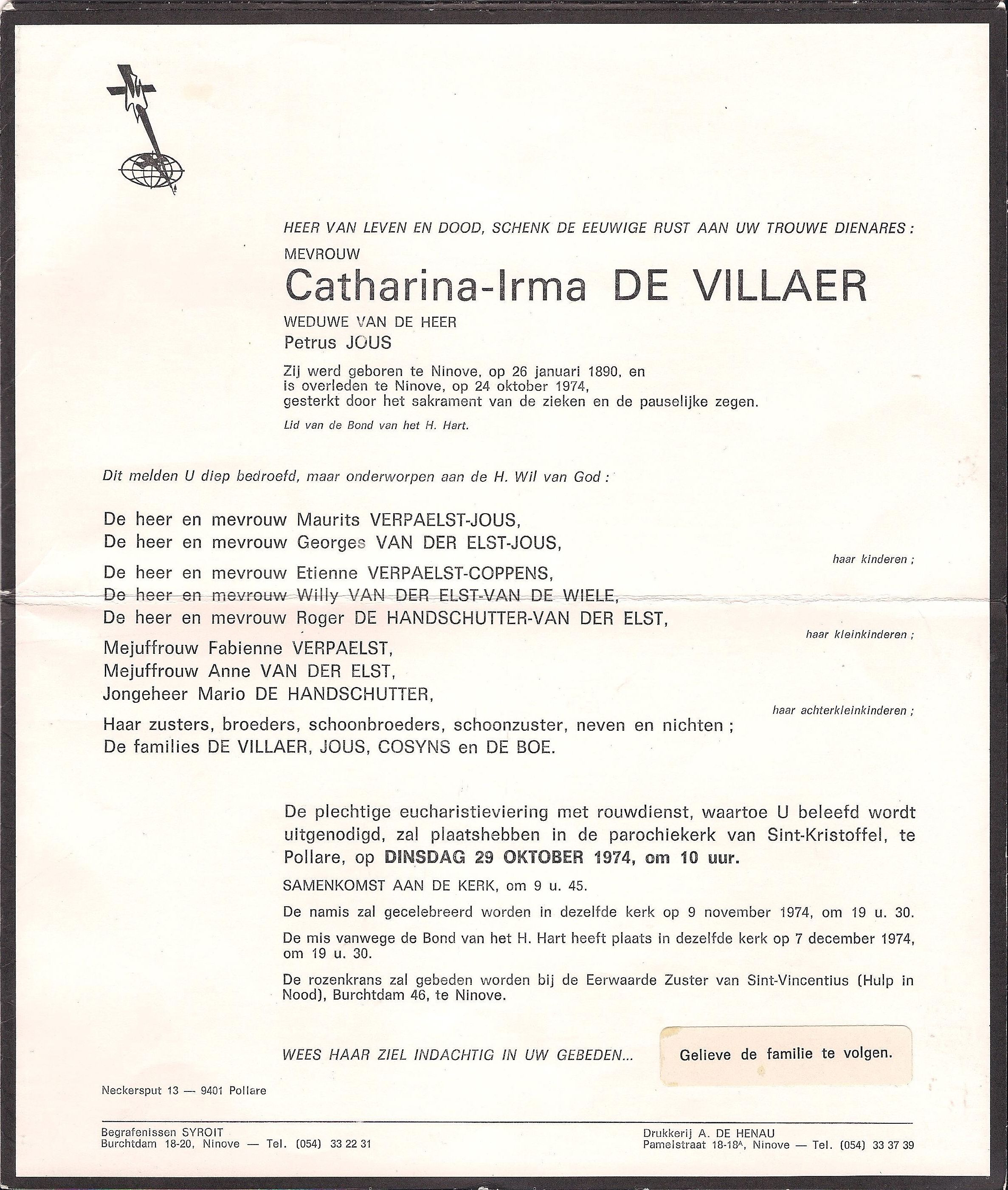 De Villaer Catharina-Irma 