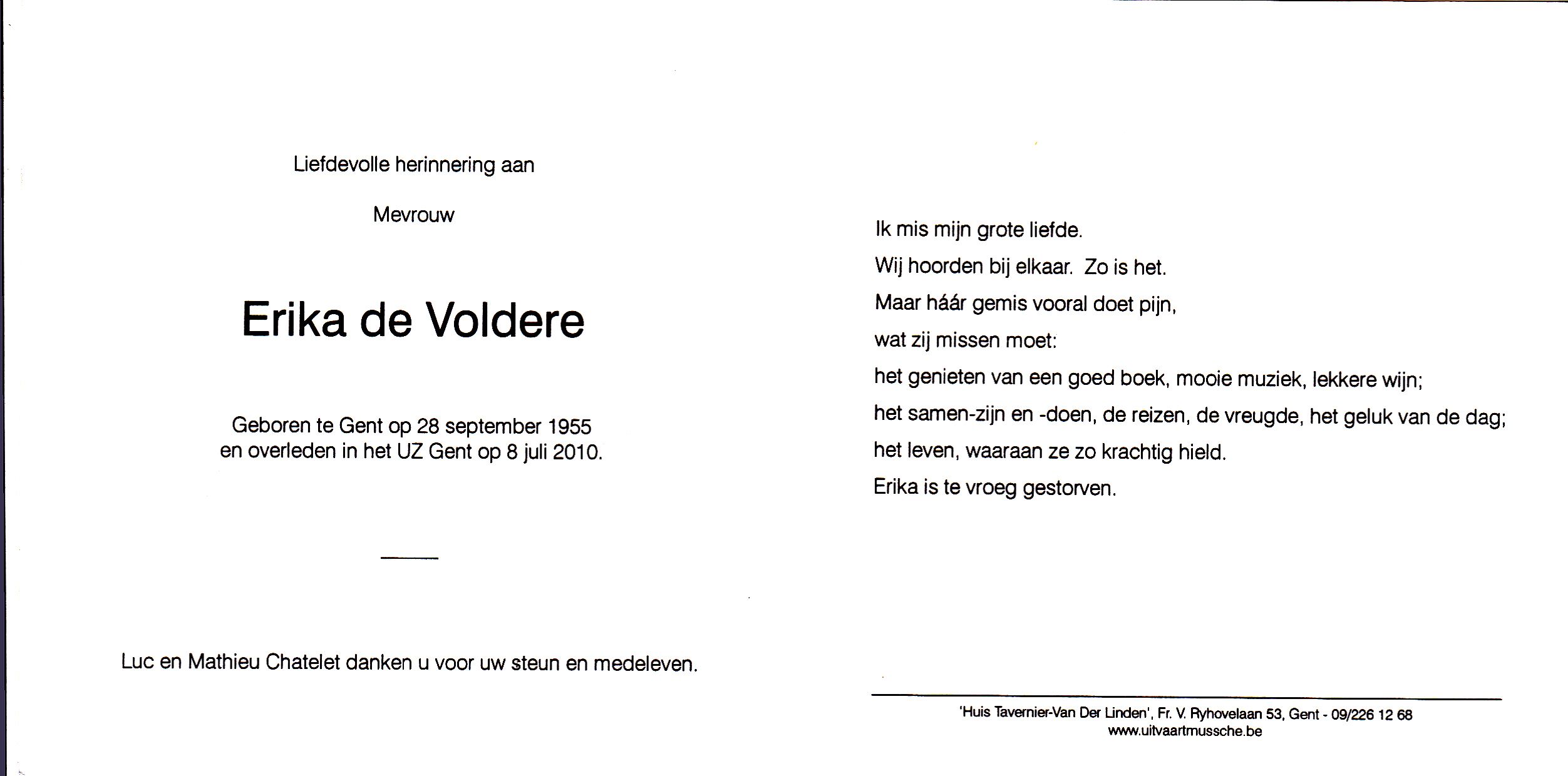 De Voldere Erika