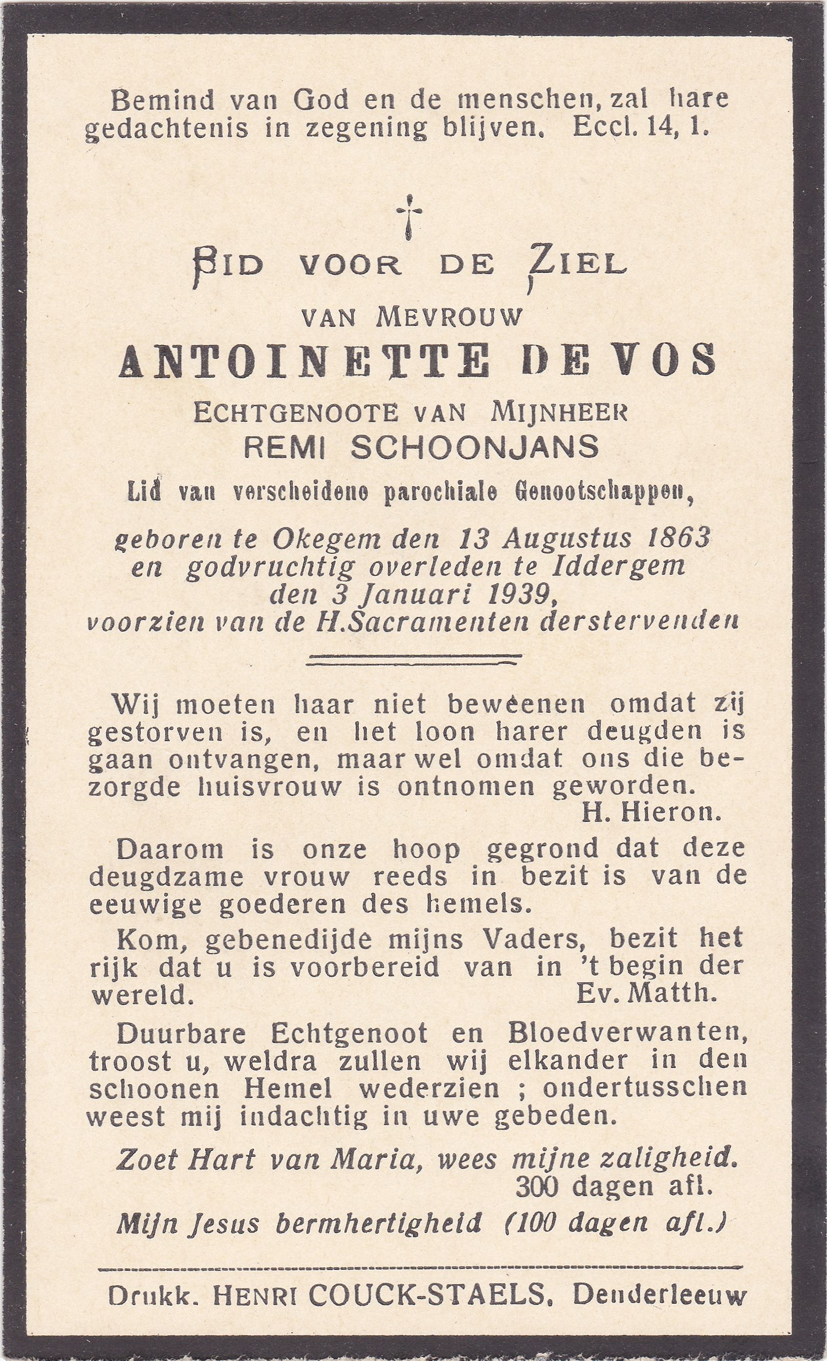 De Vos Antoinette