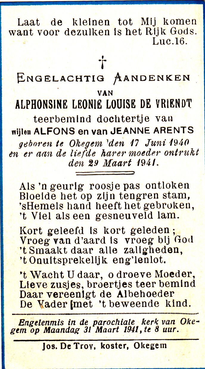 De Vriendt Alphonsine Leonie