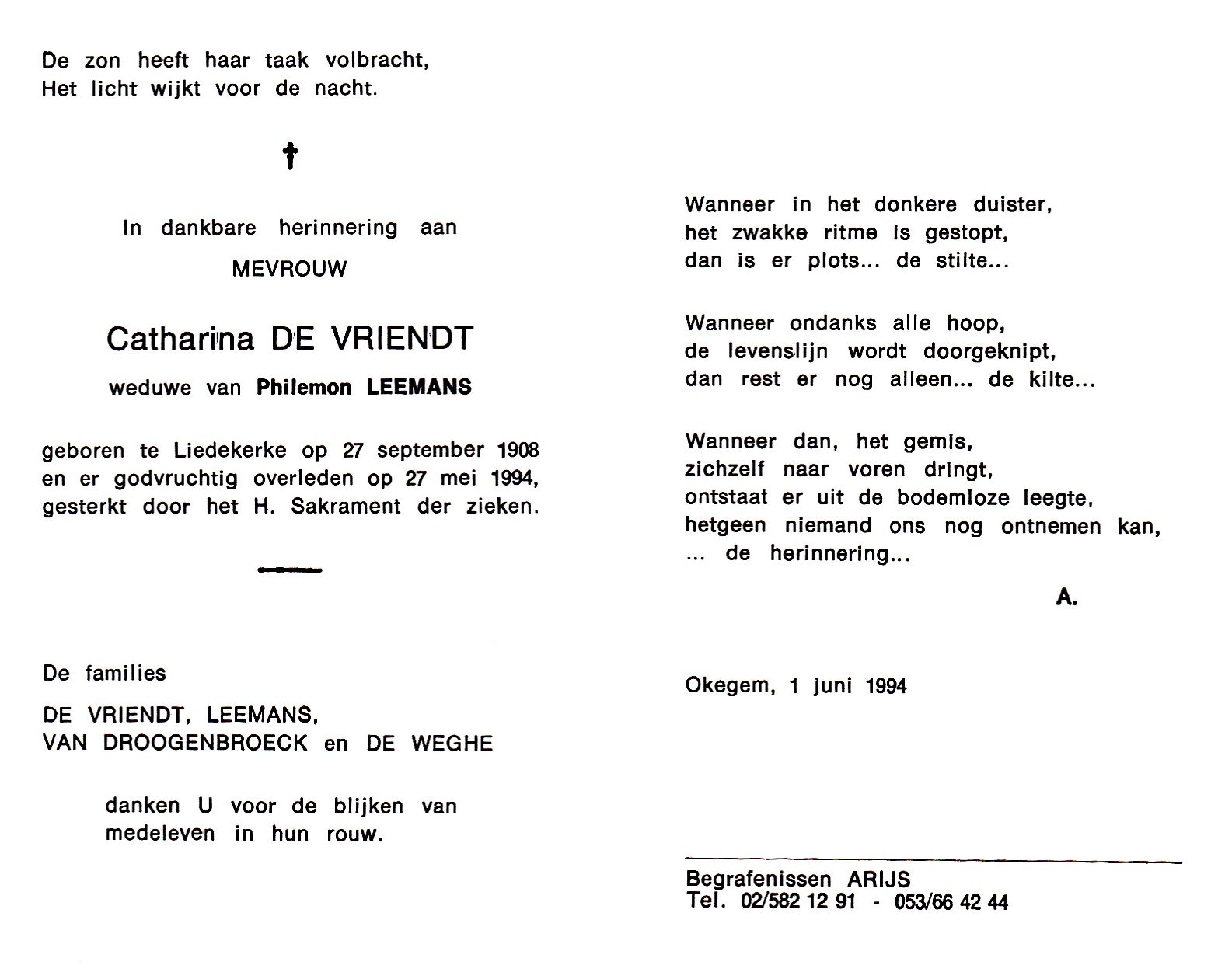 De Vriendt Catharina