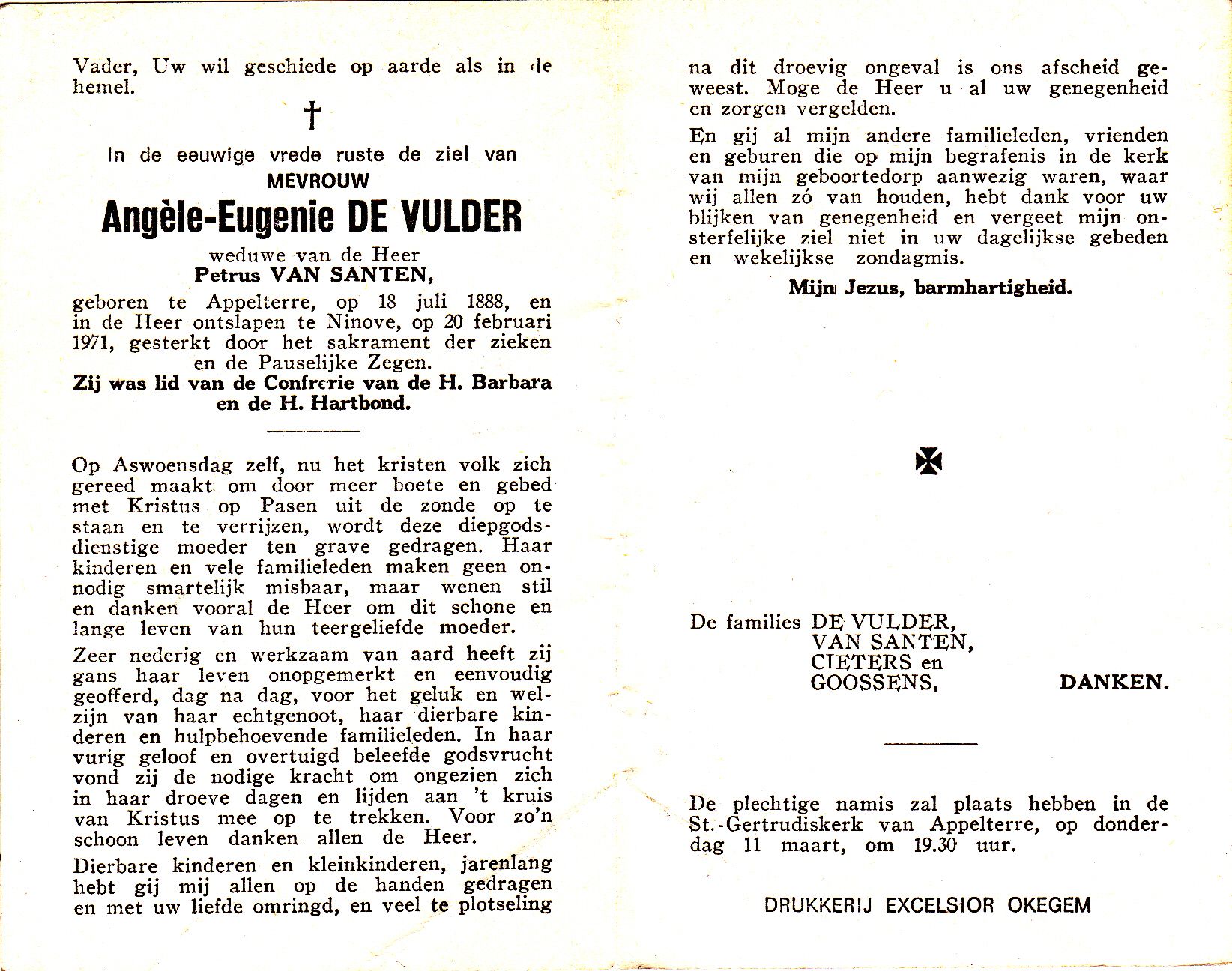 De Vulder Angèle Eugenie
