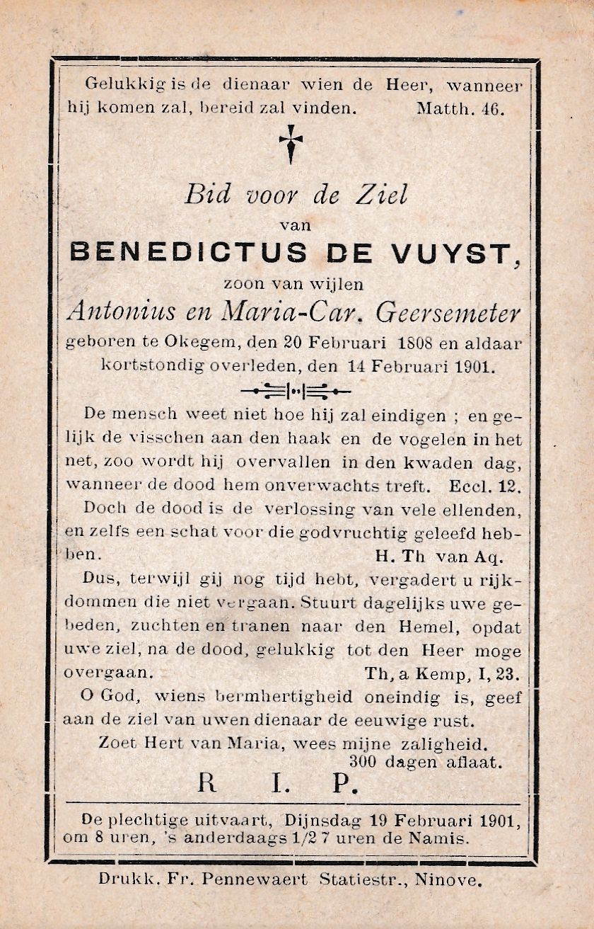 De Vuyst Benedictus