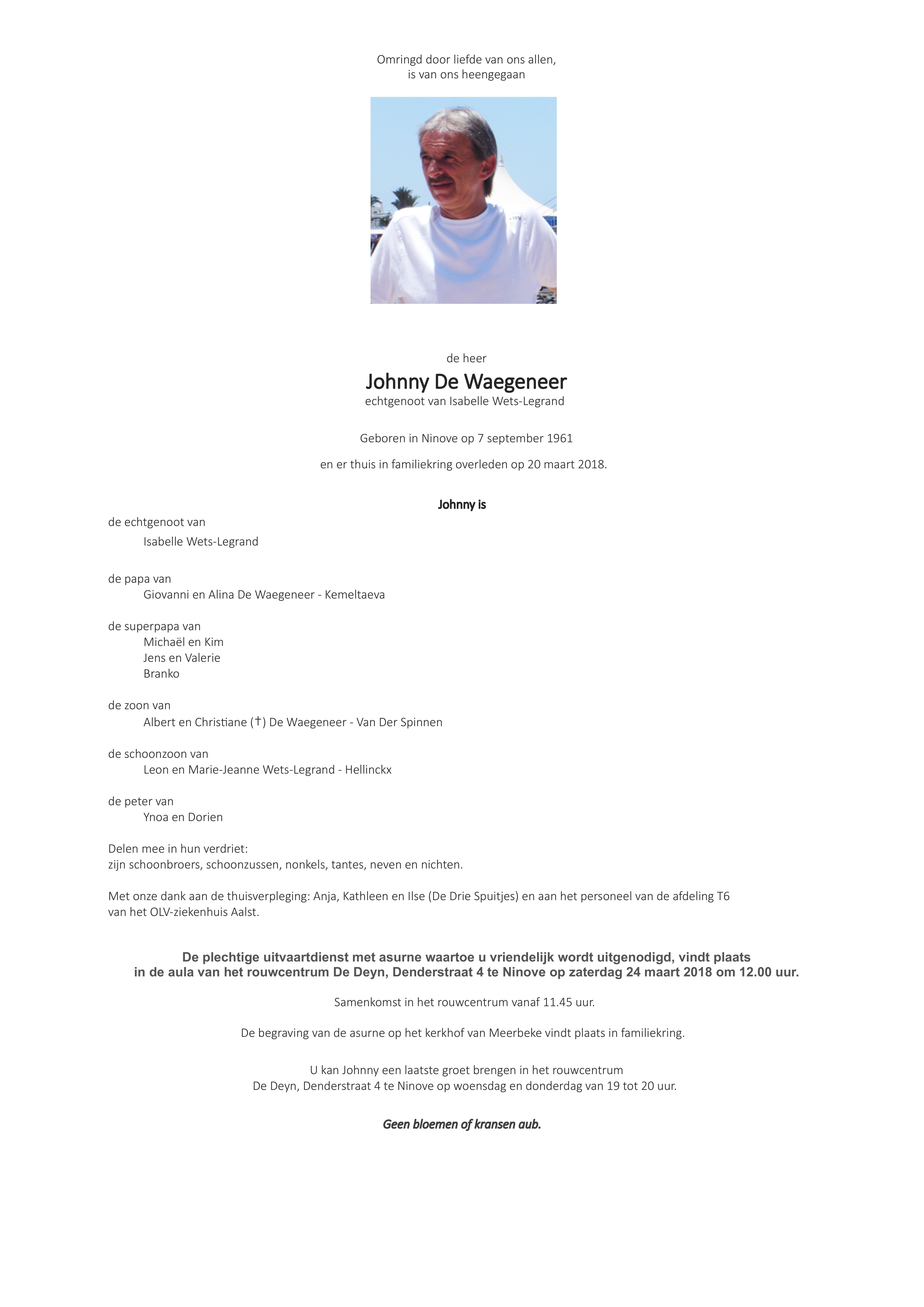 De Waegeneer Johnny