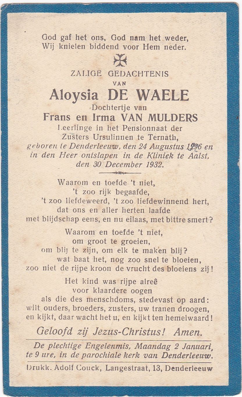 De Waele Aloysia