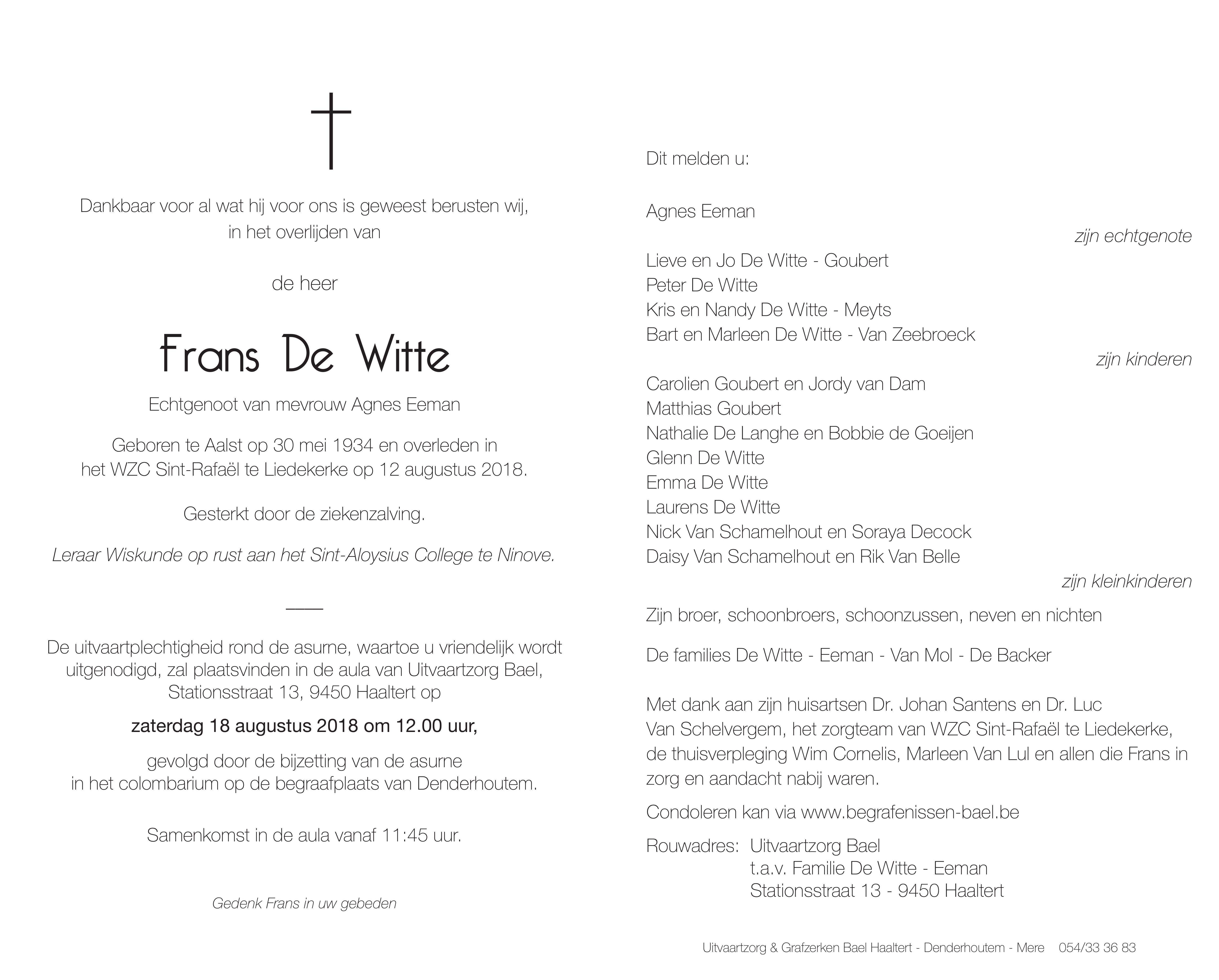 De Witte Frans