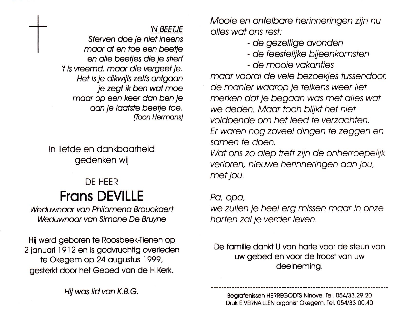 Deville Frans